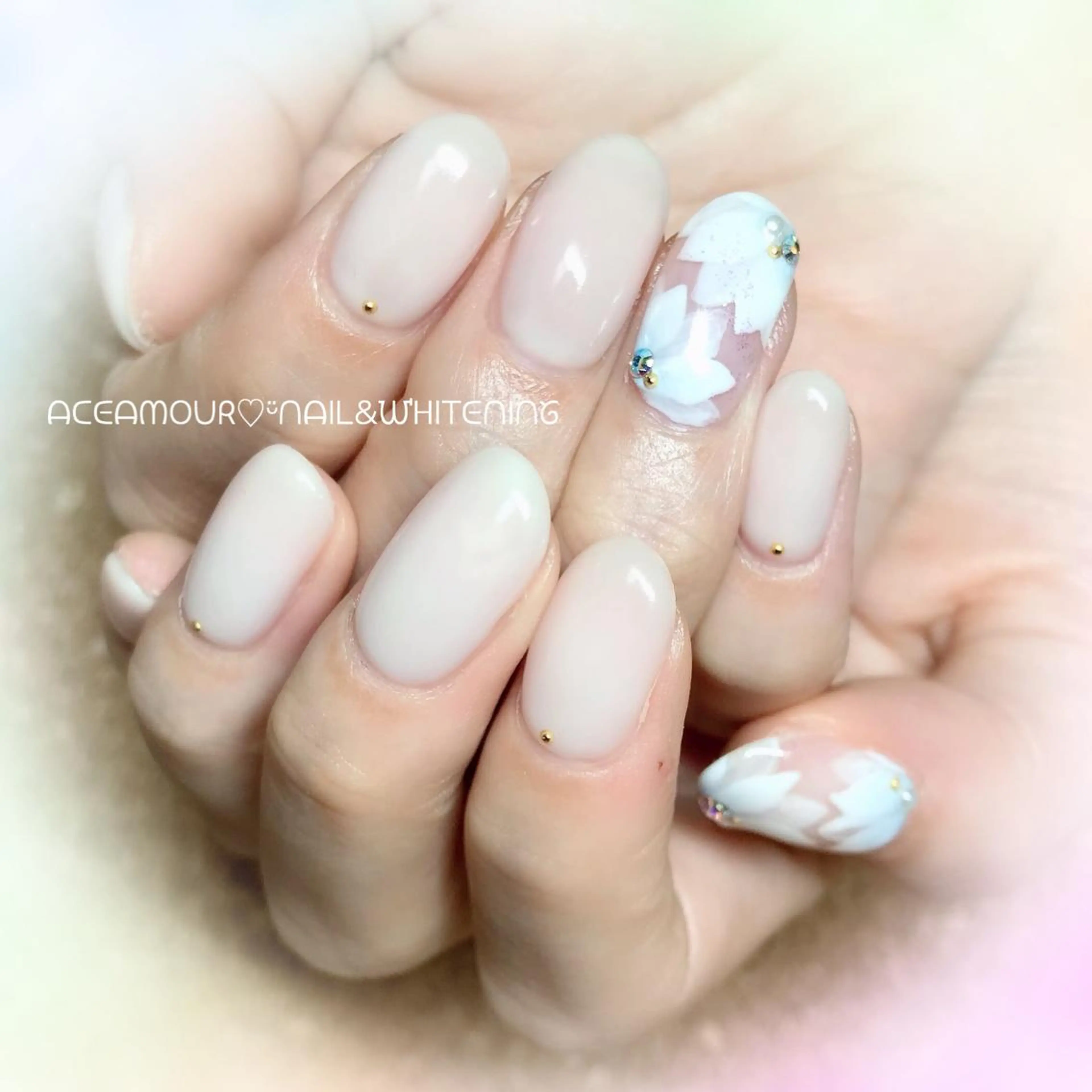 ネイル ネイル/耳つぼ /新ホワイトニングのネイルデザイン