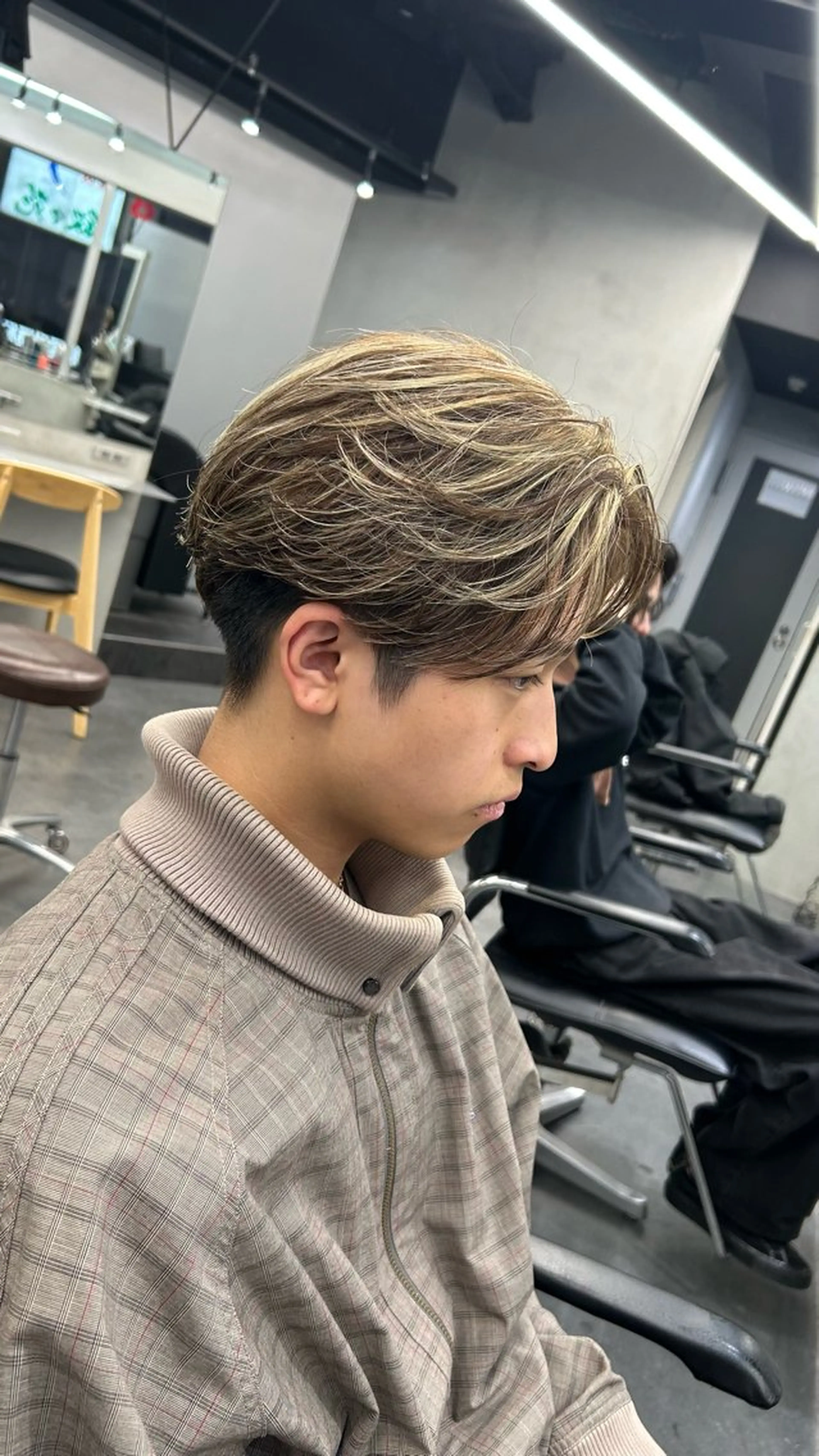 カラー パーマ メンズ カット ヘアカラー パーマ 藤平海音/fifth PARKのヘアスタイル