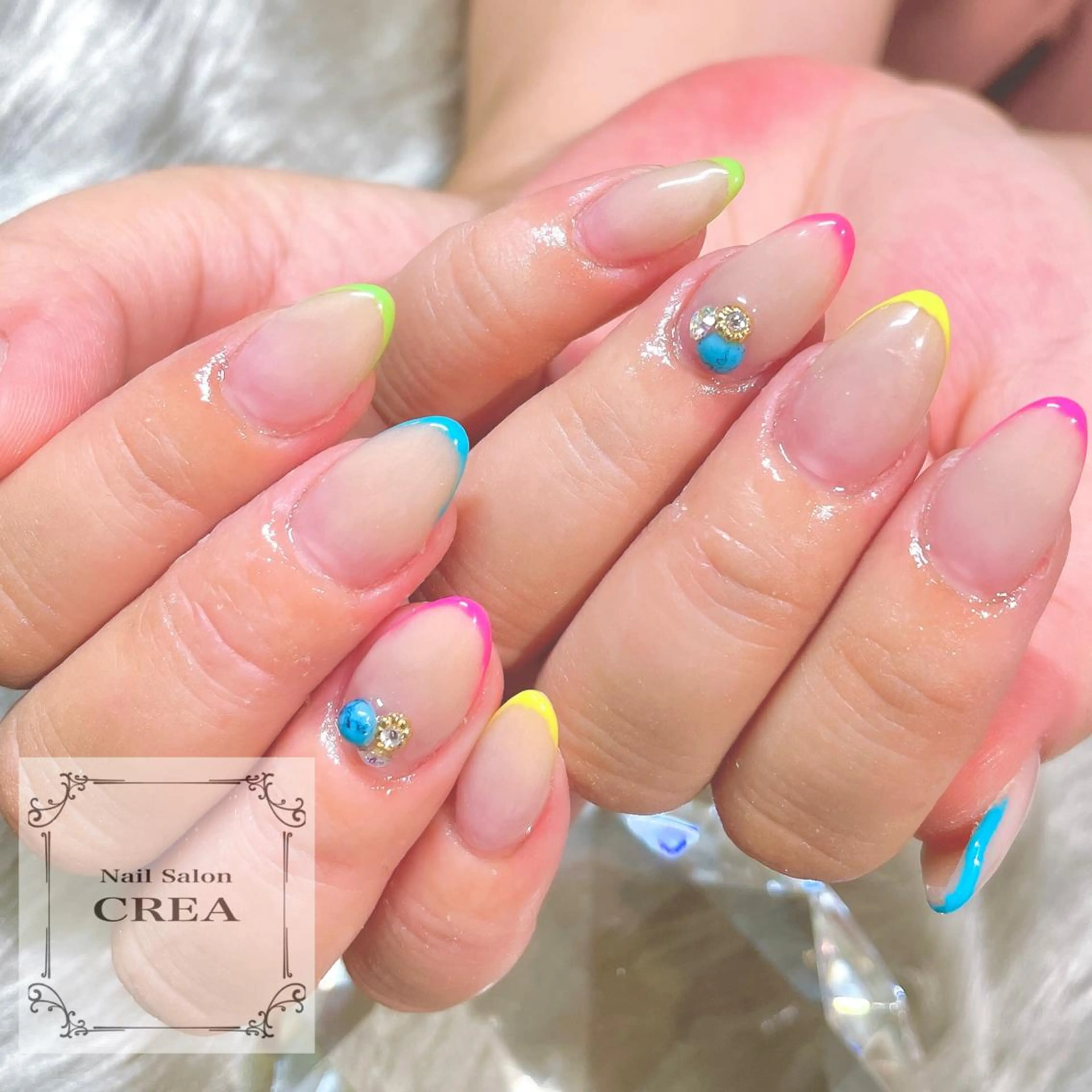 ネイル スカルプネイル NailSalon CREAのネイルデザイン