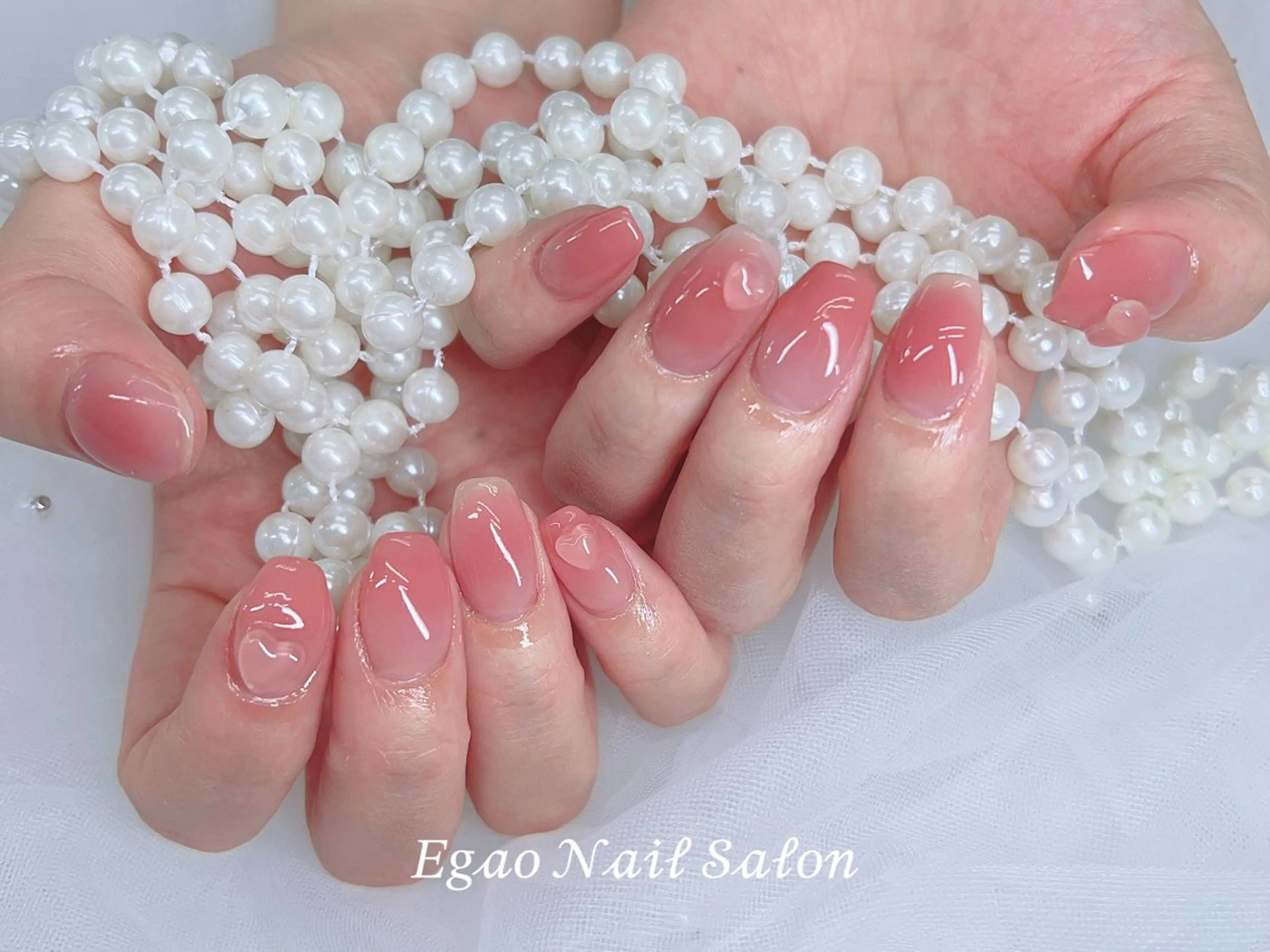 ネイル アートネイル フットネイル フレンチネイル ジェルネイル グラデーション ハンドネイル Egao Nail Salonのネイルデザイン