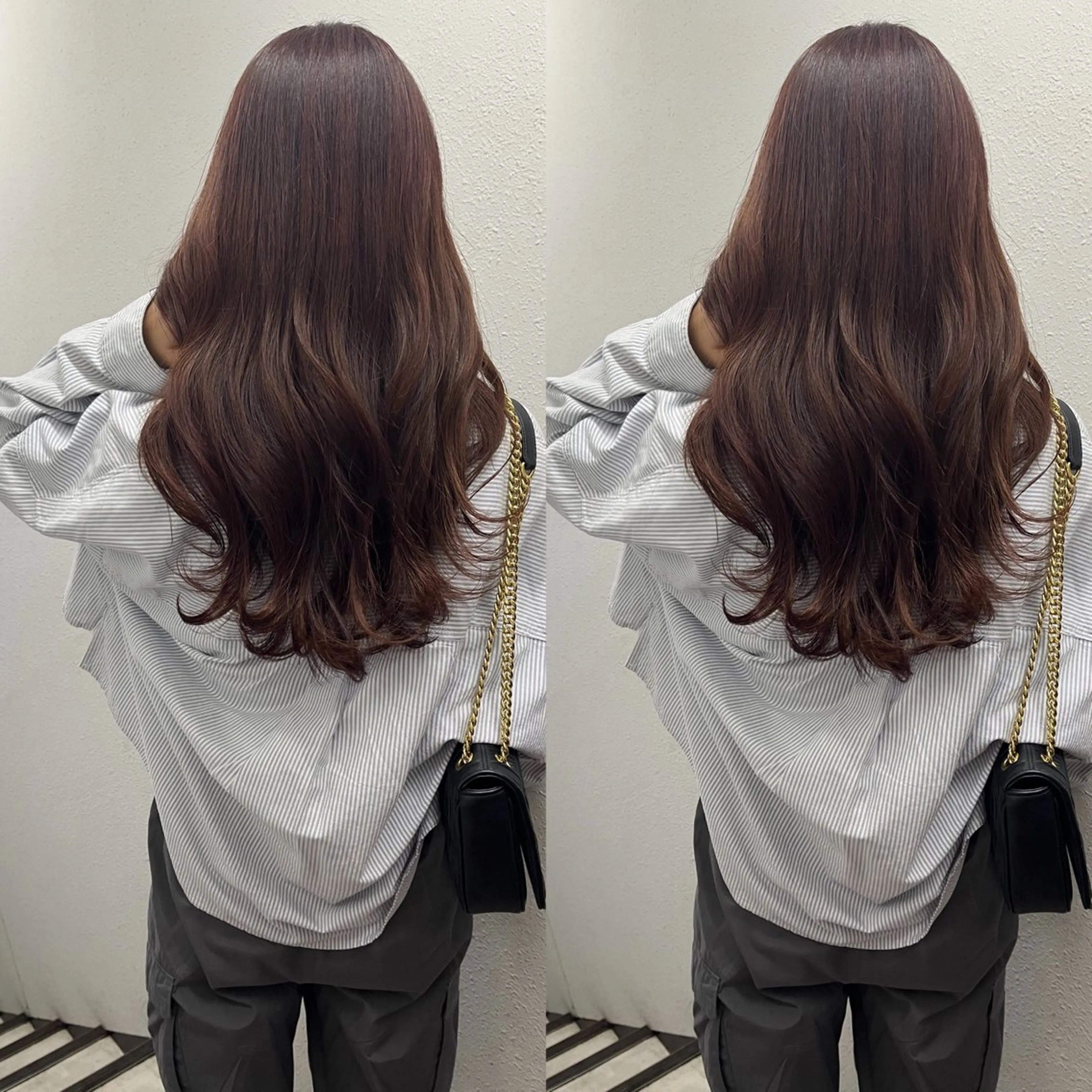 セミロング ヘアカラー トリートメント 💗レイヤーショート ボブ艶髪/竜也💗のヘアスタイル