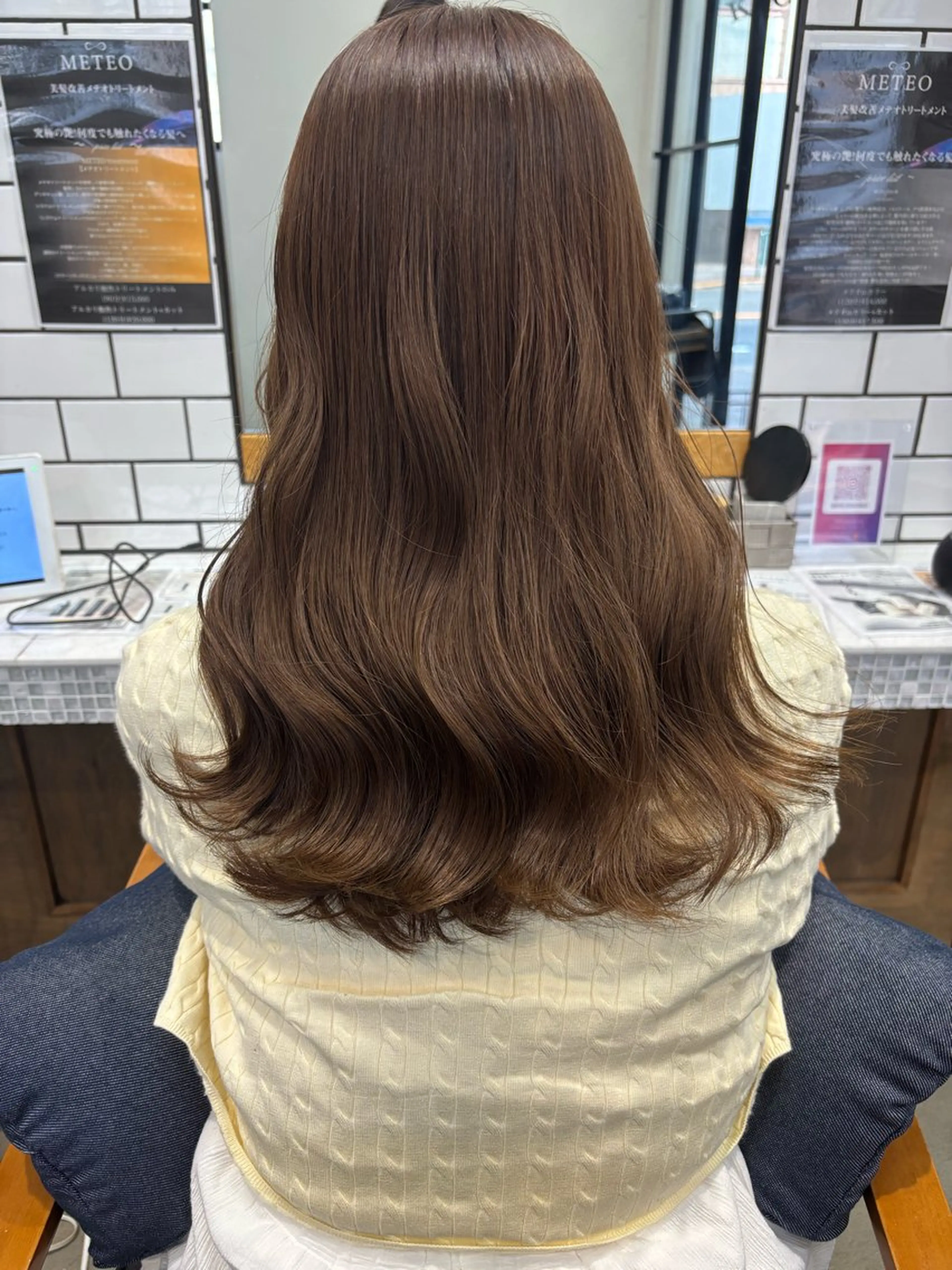 セミロング 髪質改善 トリートメント ヘアカラー トリートメント SALOWIN所属・吉祥寺/髪質改善 縮毛矯正特化/川口のヘアスタイル