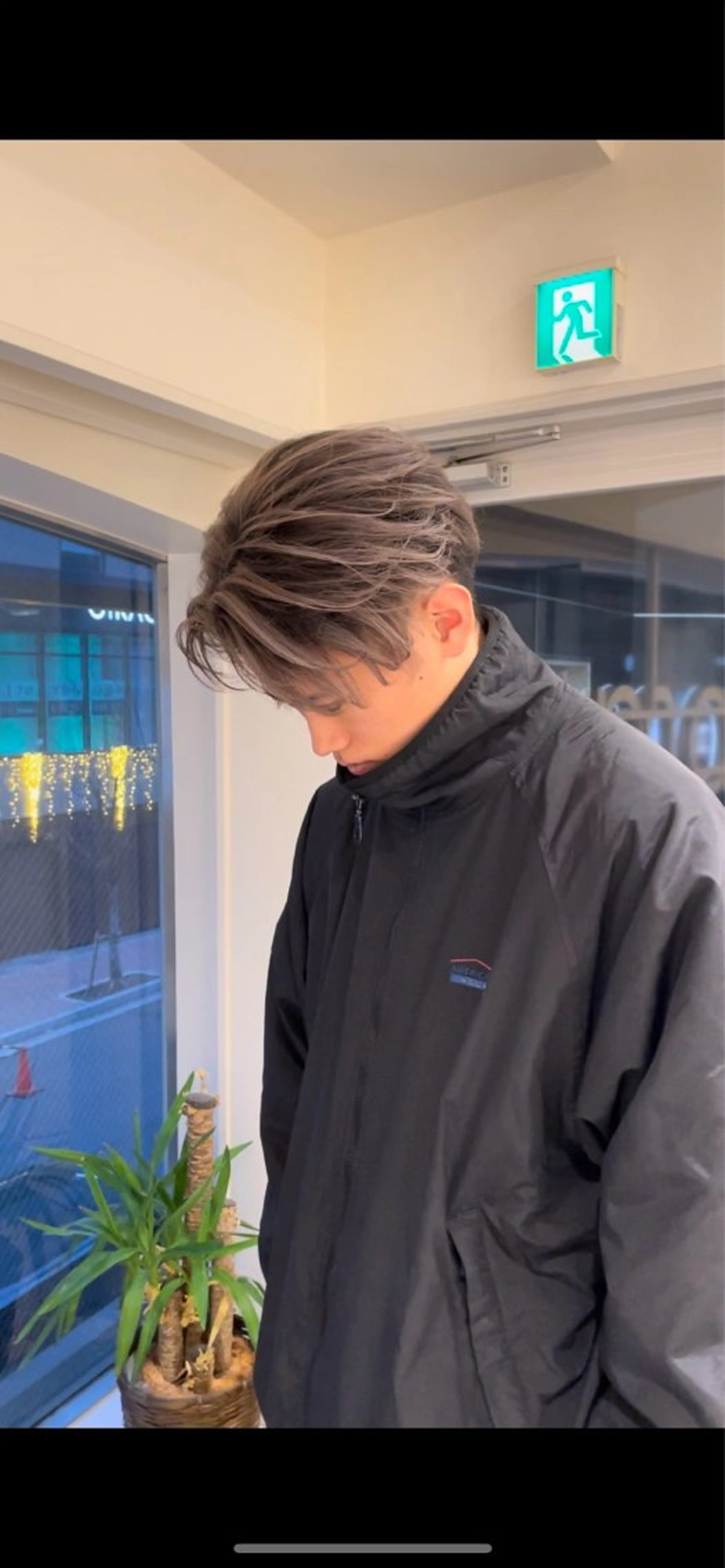 ミディアム カラー パーマ ヘアアレンジ メンズ メンズバレイヤージュ 🌫デザインカラーのヘアスタイル