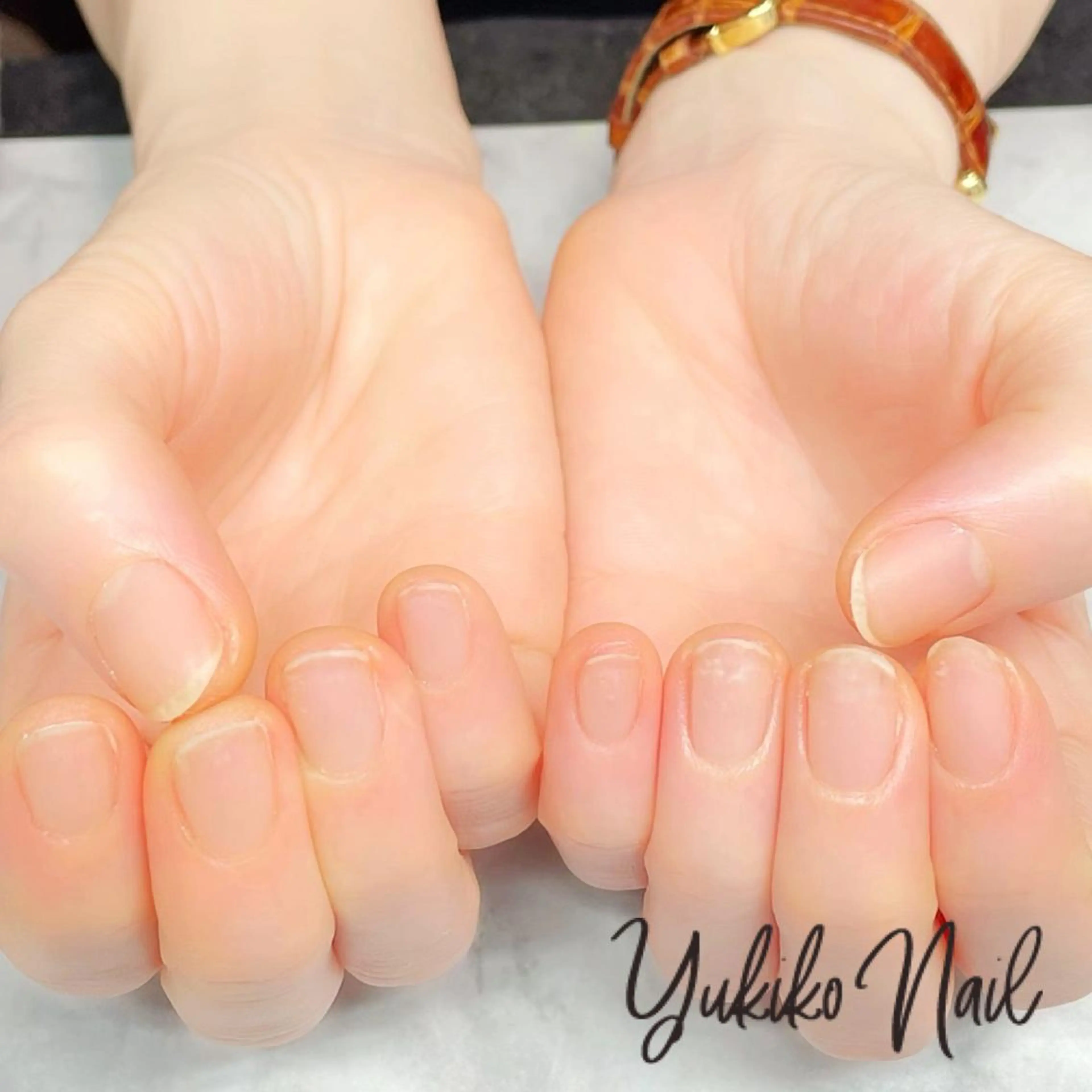 ネイル クリアネイル マットネイル ピンク ハンドネイル ユキコ ネイルのネイルデザイン