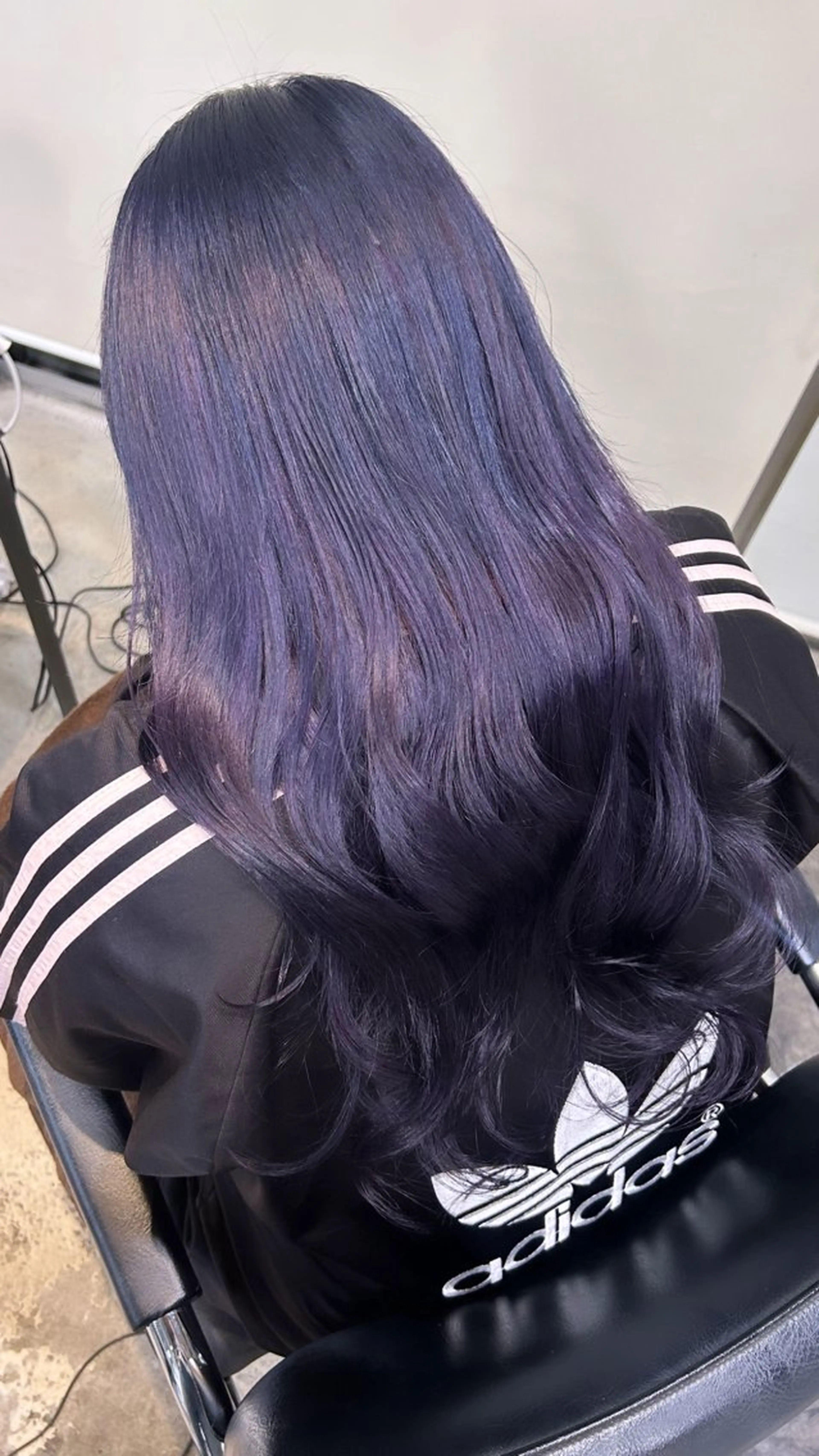 セミロング カラー ヘアアレンジ ヘアカラー 🎀ハイトーン×艶髪 🎀さや💜のヘアスタイル