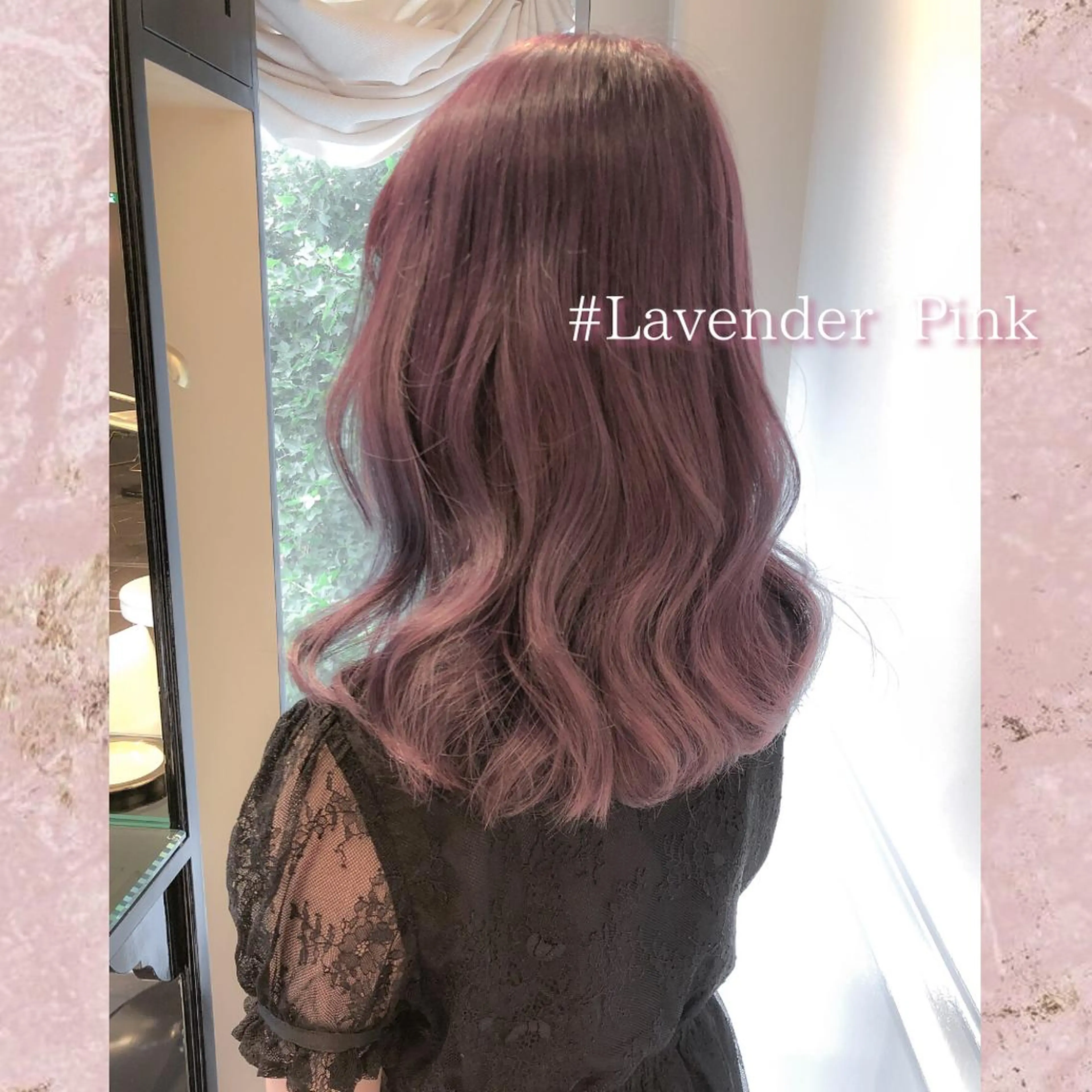 セミロング カラー ブリーチ ヘアカラー LOTTA CUCCI所属・miyu /トレンド カラー×艶髪のヘアスタイル