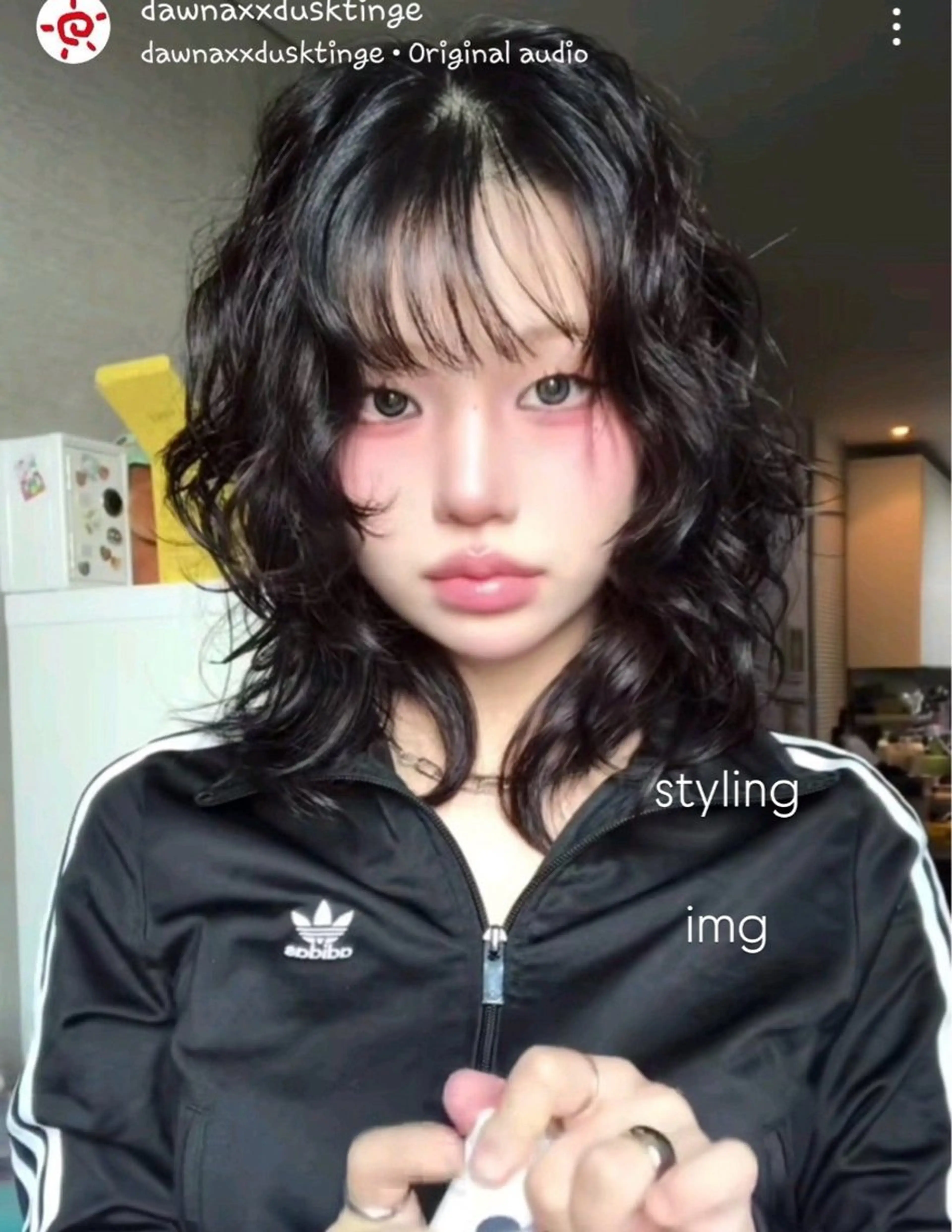 ヘアアレンジ rinka／暖色 ブリーチのヘアスタイル