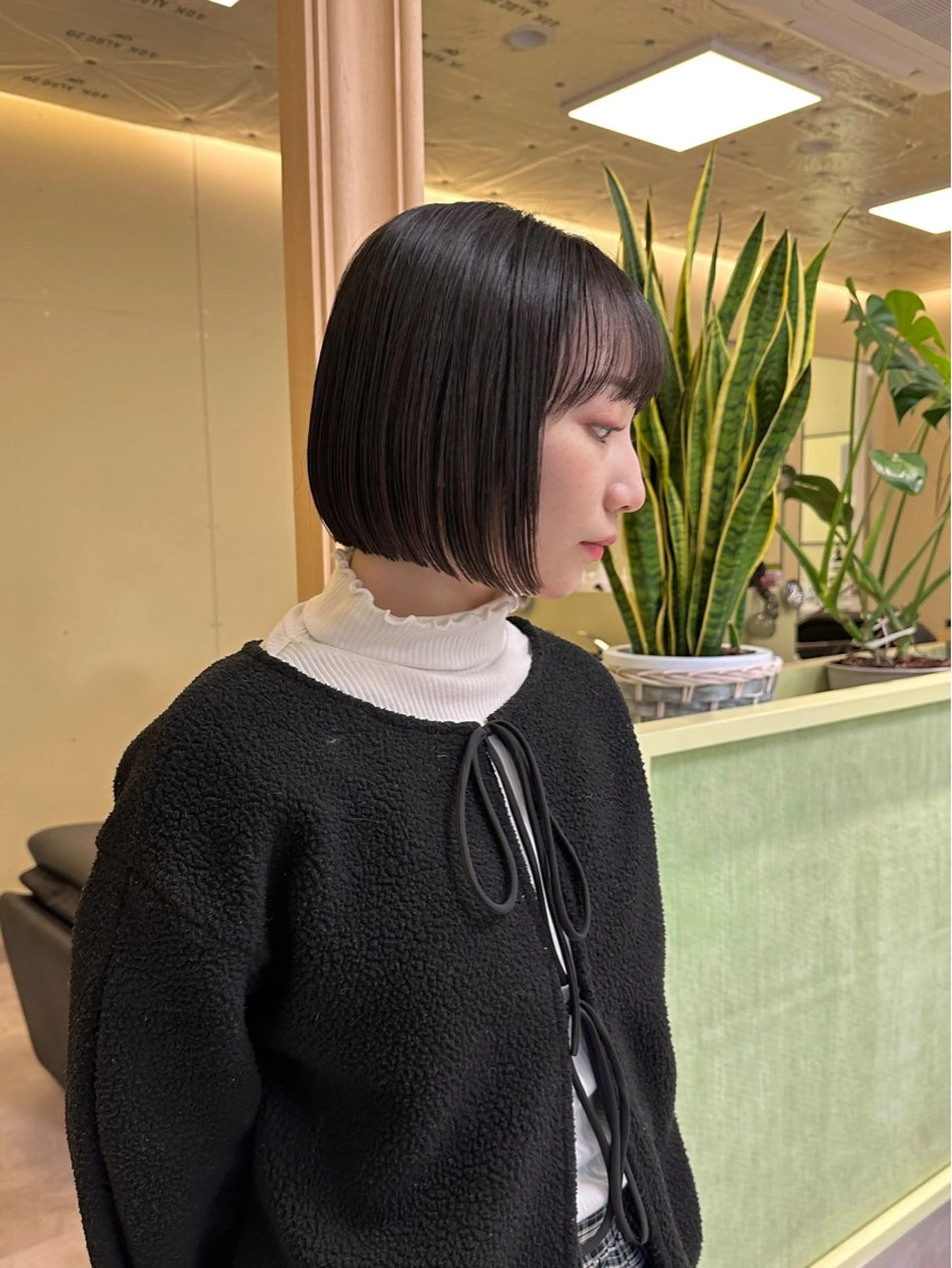 ショート カット トリートメント ボブ/ぱつっとボブ/ 谷口 海星のヘアスタイル