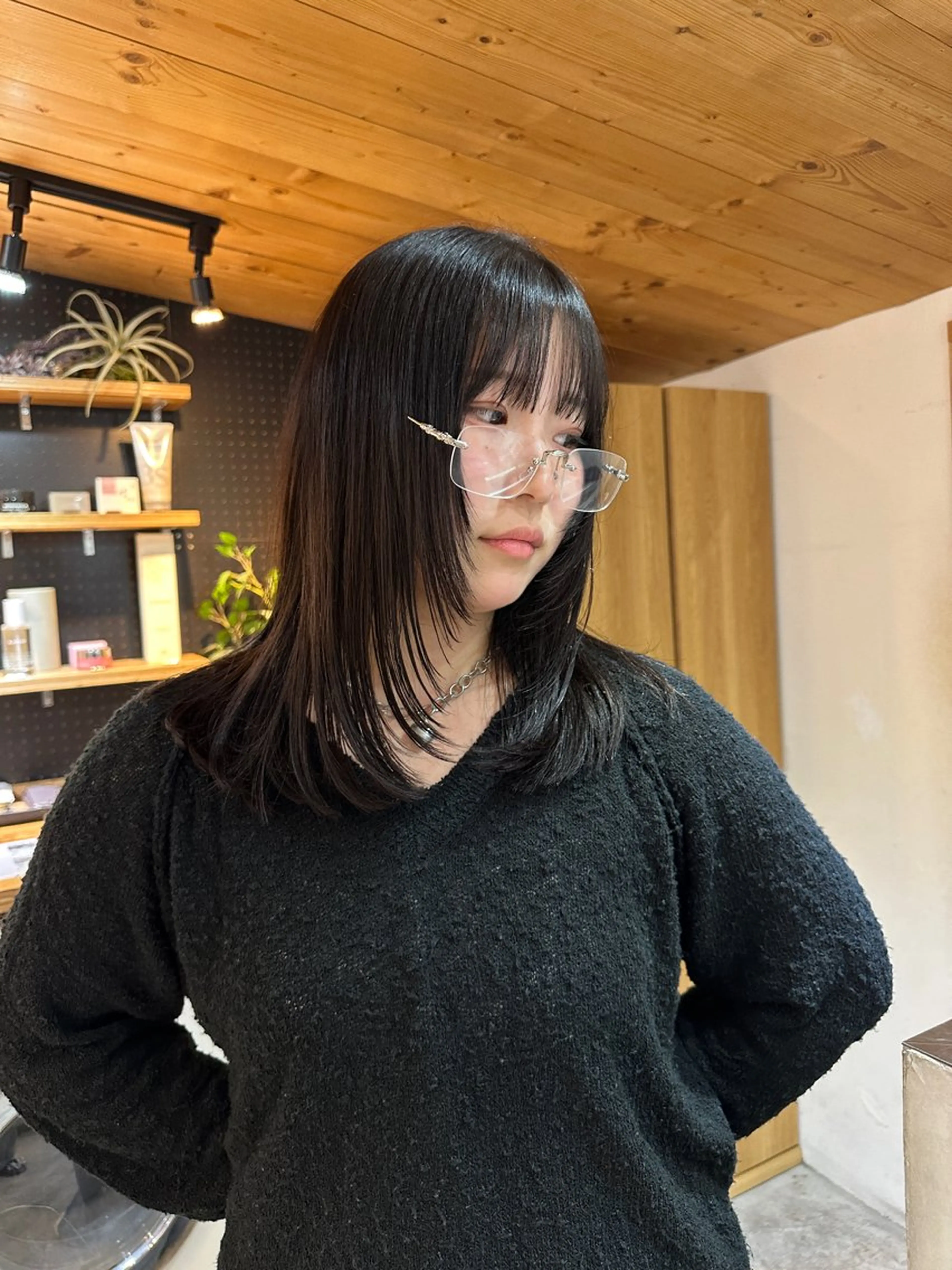 ミディアム 暖色カラー/レイヤー カット☁️MEI☁️のヘアスタイル