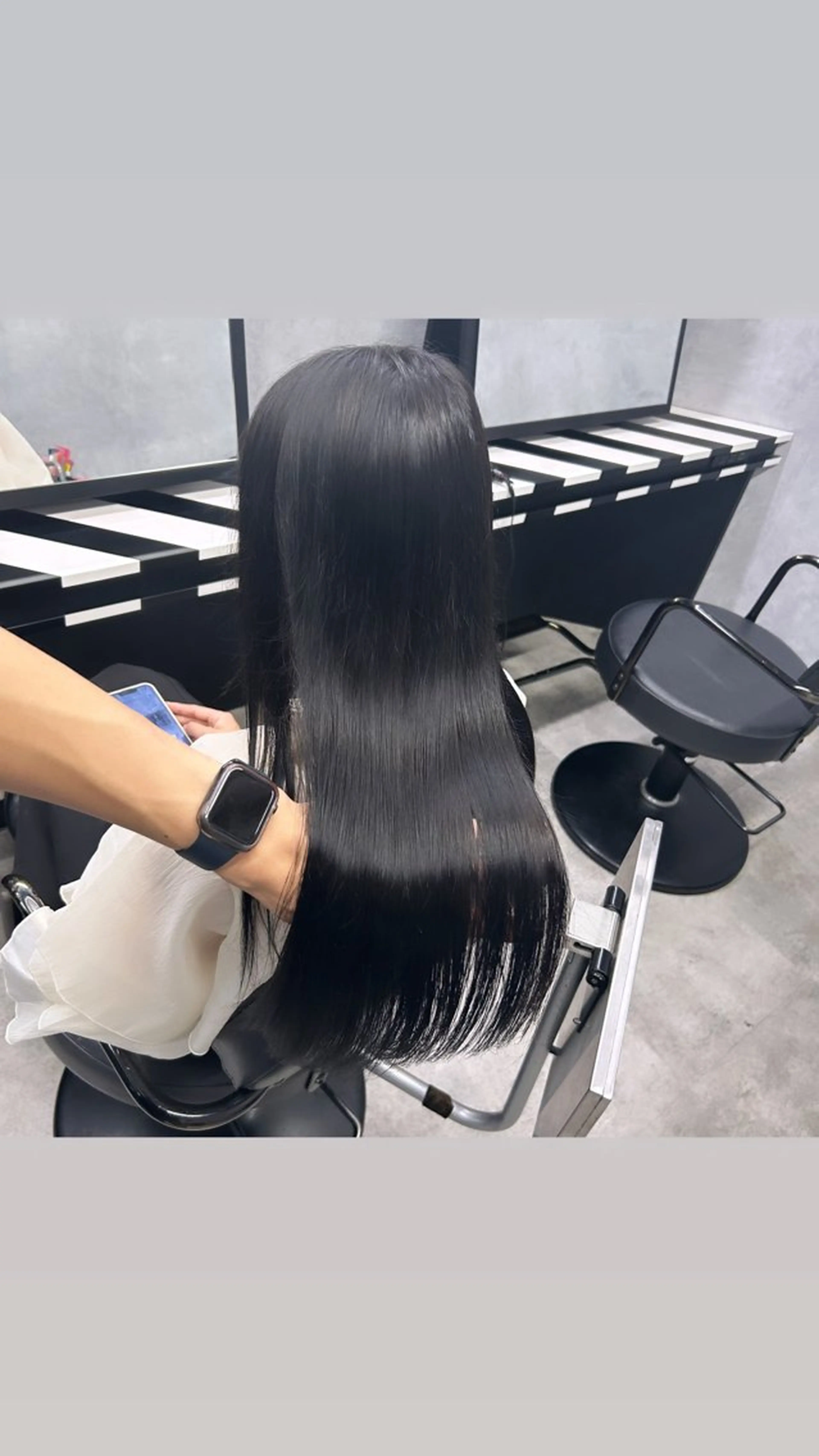 ロング Hui.所属・縮毛矯正・髪質改善 特化 出納 直起のヘアスタイル