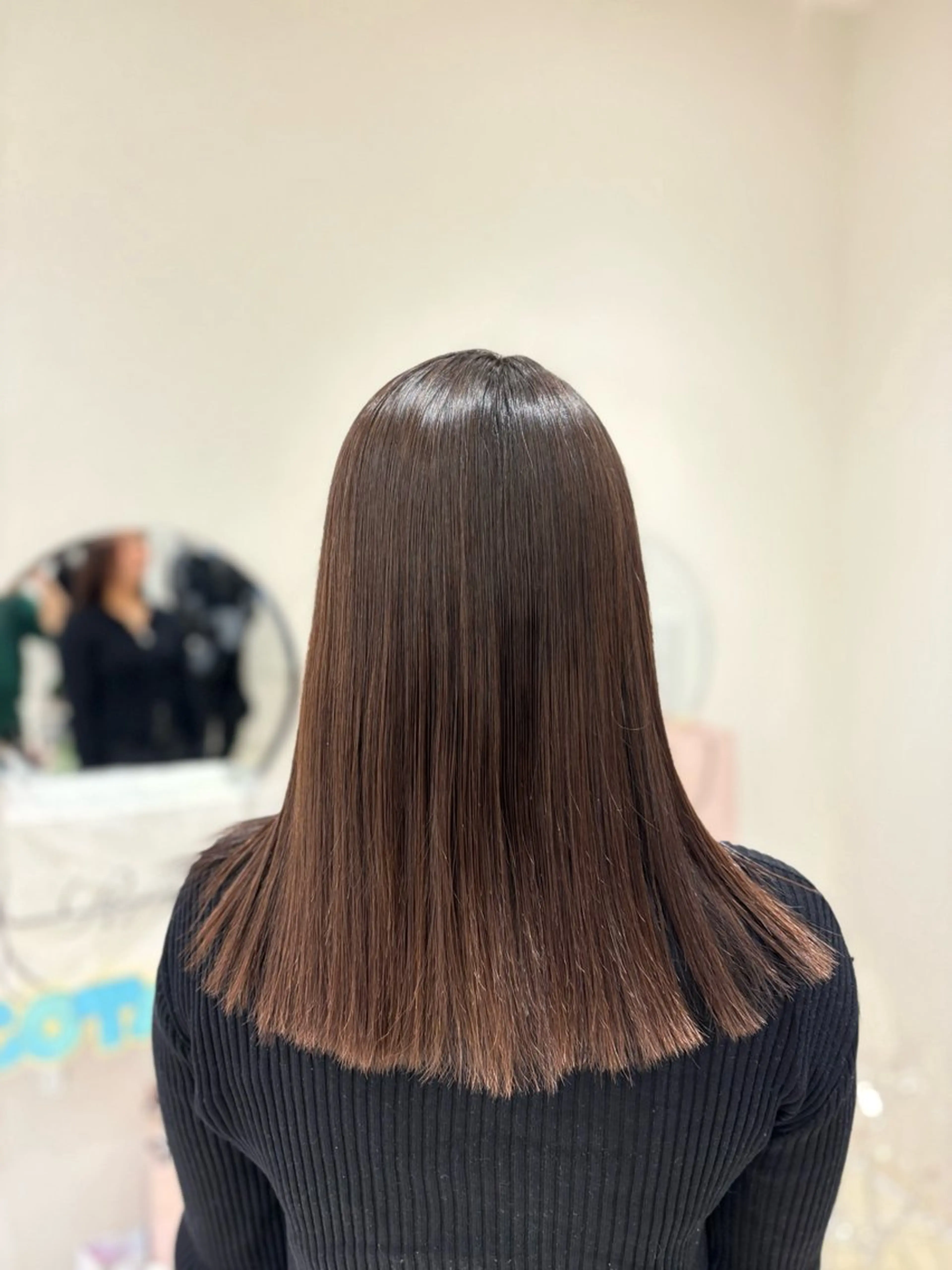 ロング カット 縮毛矯正 トリートメント イシカワ ユウタのヘアスタイル