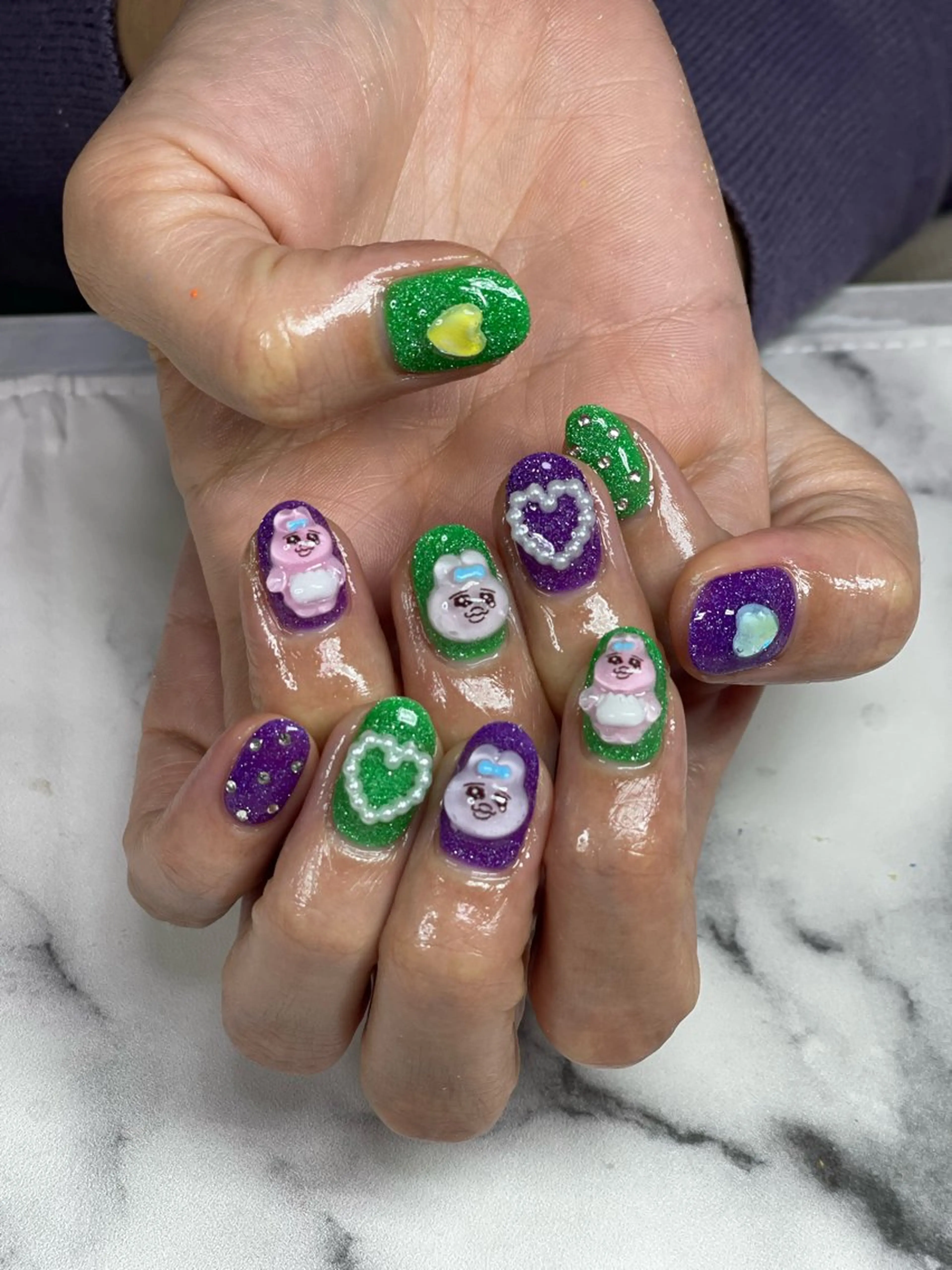 ネイル フラッシュネイル RUARI RISAのネイルデザイン