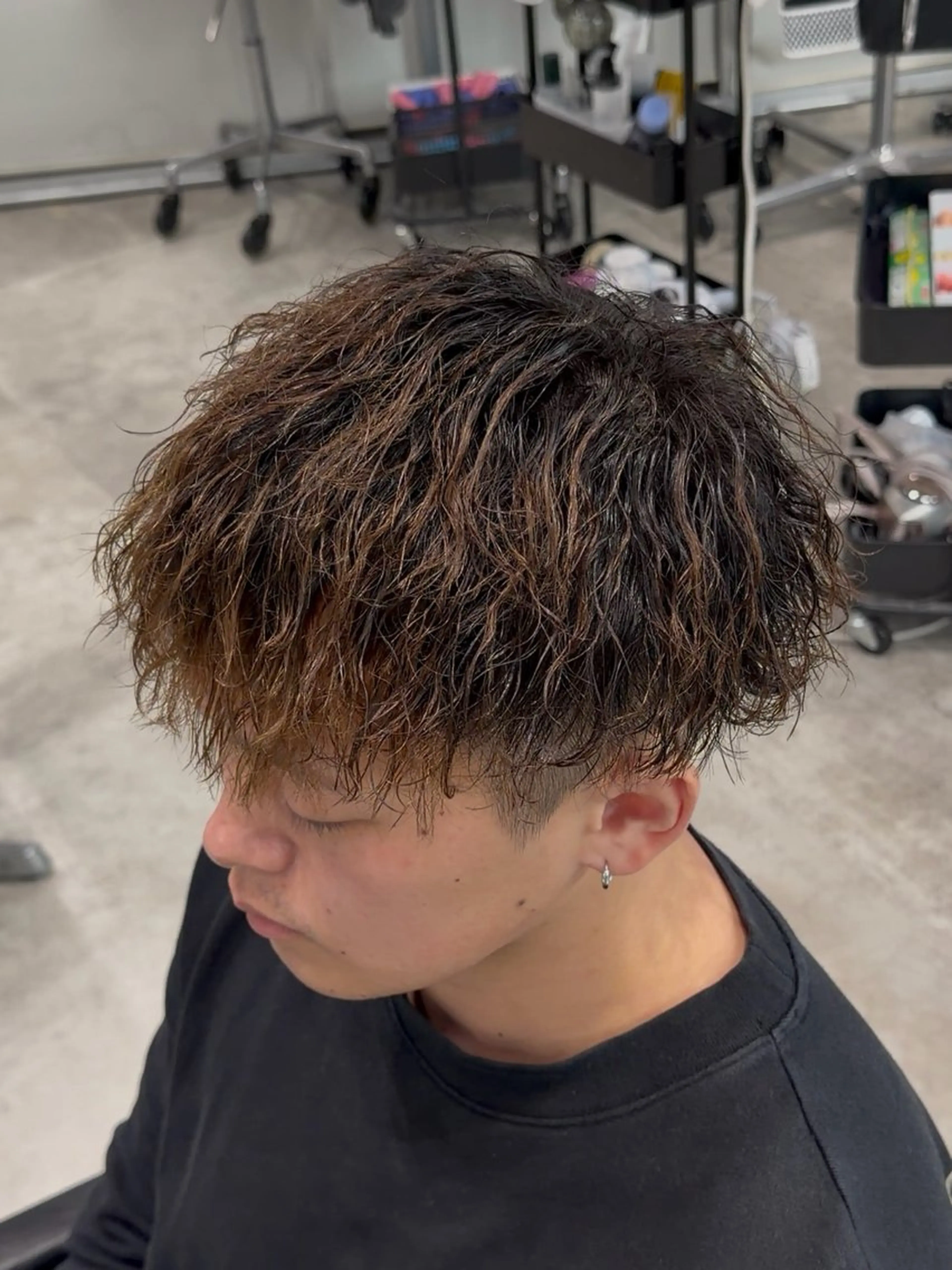 ショート パーマ メンズ メンズパーマ 【OVARL】武田 まなみのヘアスタイル