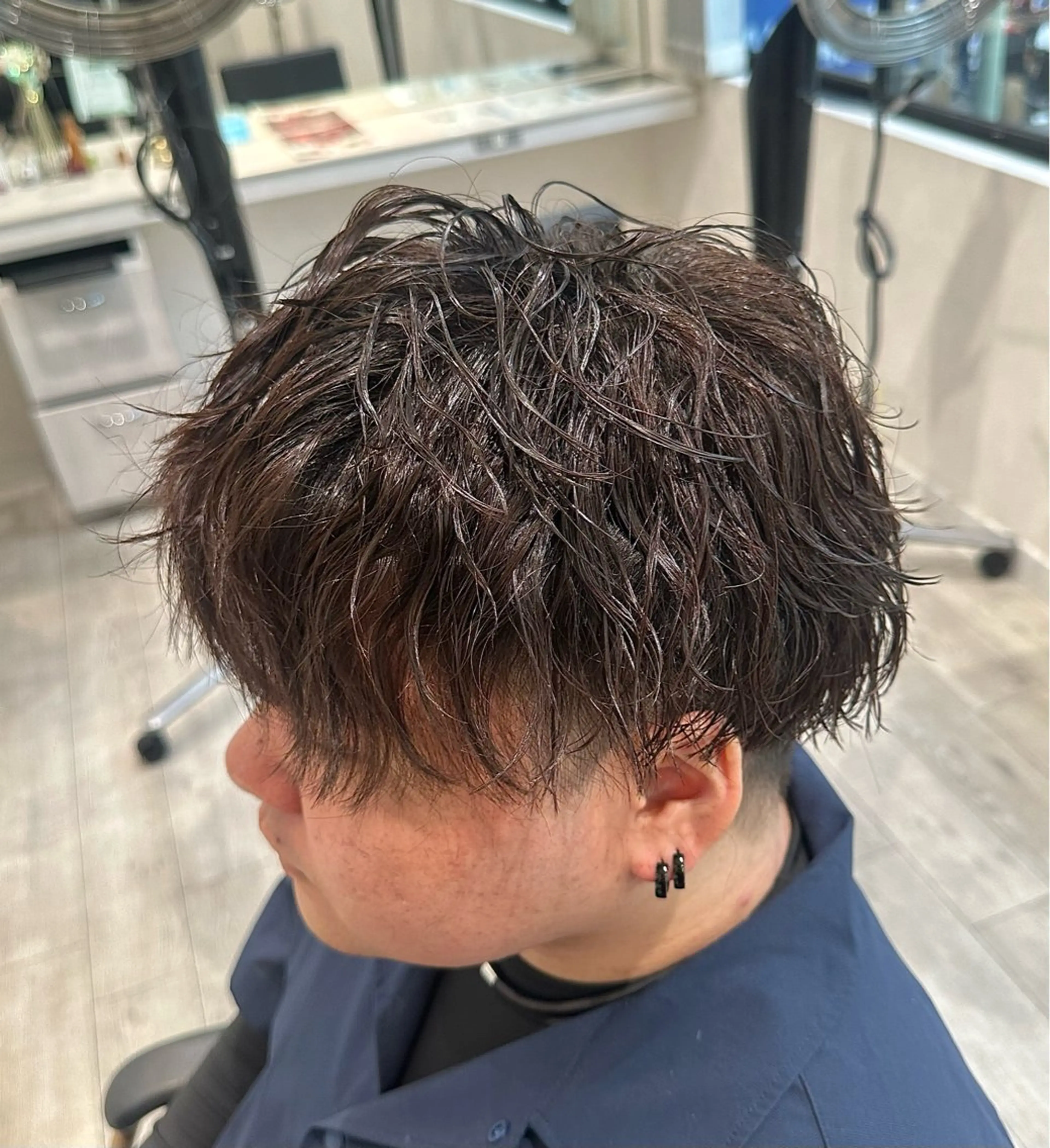 パーマ メンズ メンズパーマ ツイストスパイラルパーマ スパイラルパーマ カット パーマ ユージ ✂︎ メンズカット＆パーマのヘアスタイル