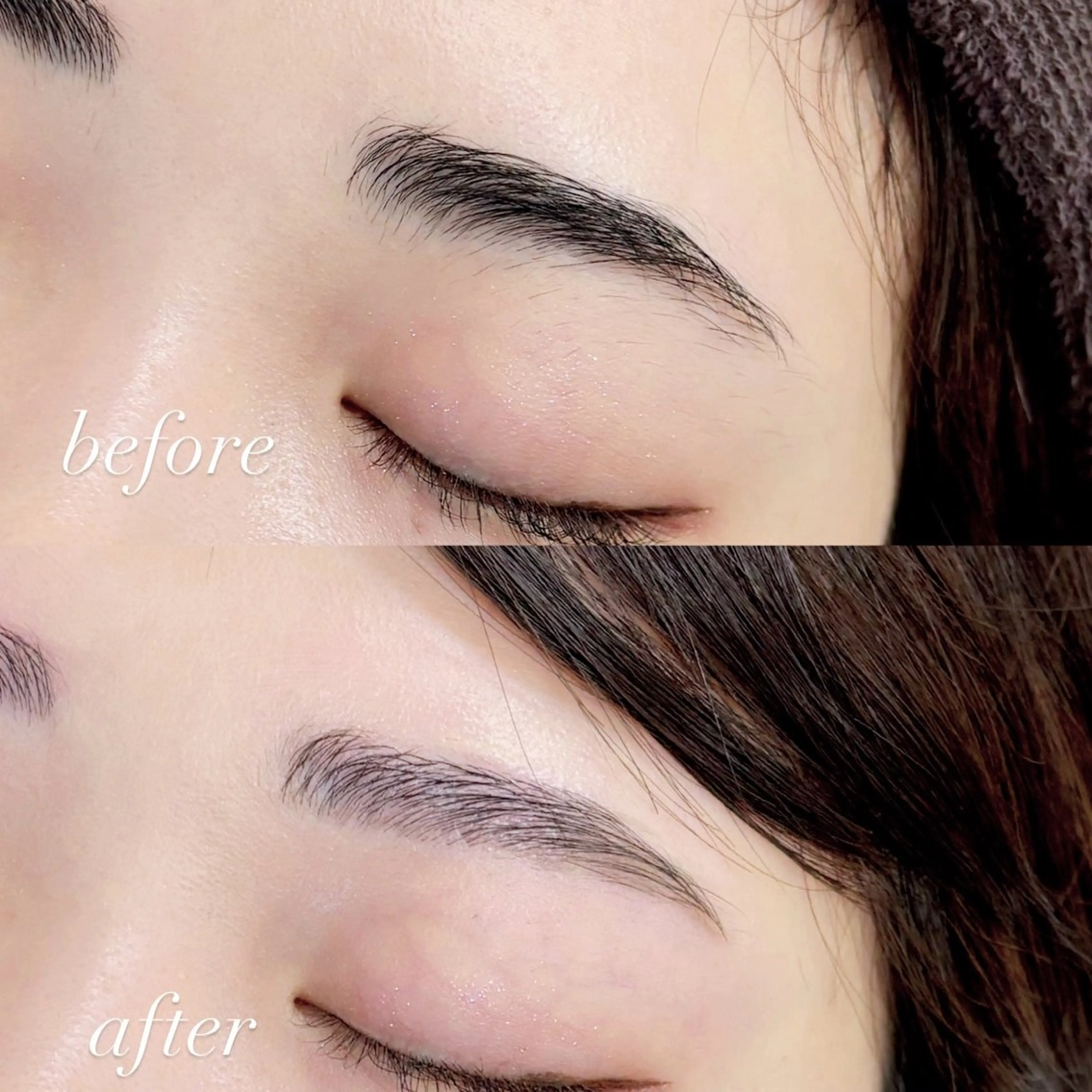 アイブロウ ワックス脱毛 SSINSTUDIO池袋店所属・SSINSTUDIO Asukaのマツエク・マツパデザイン