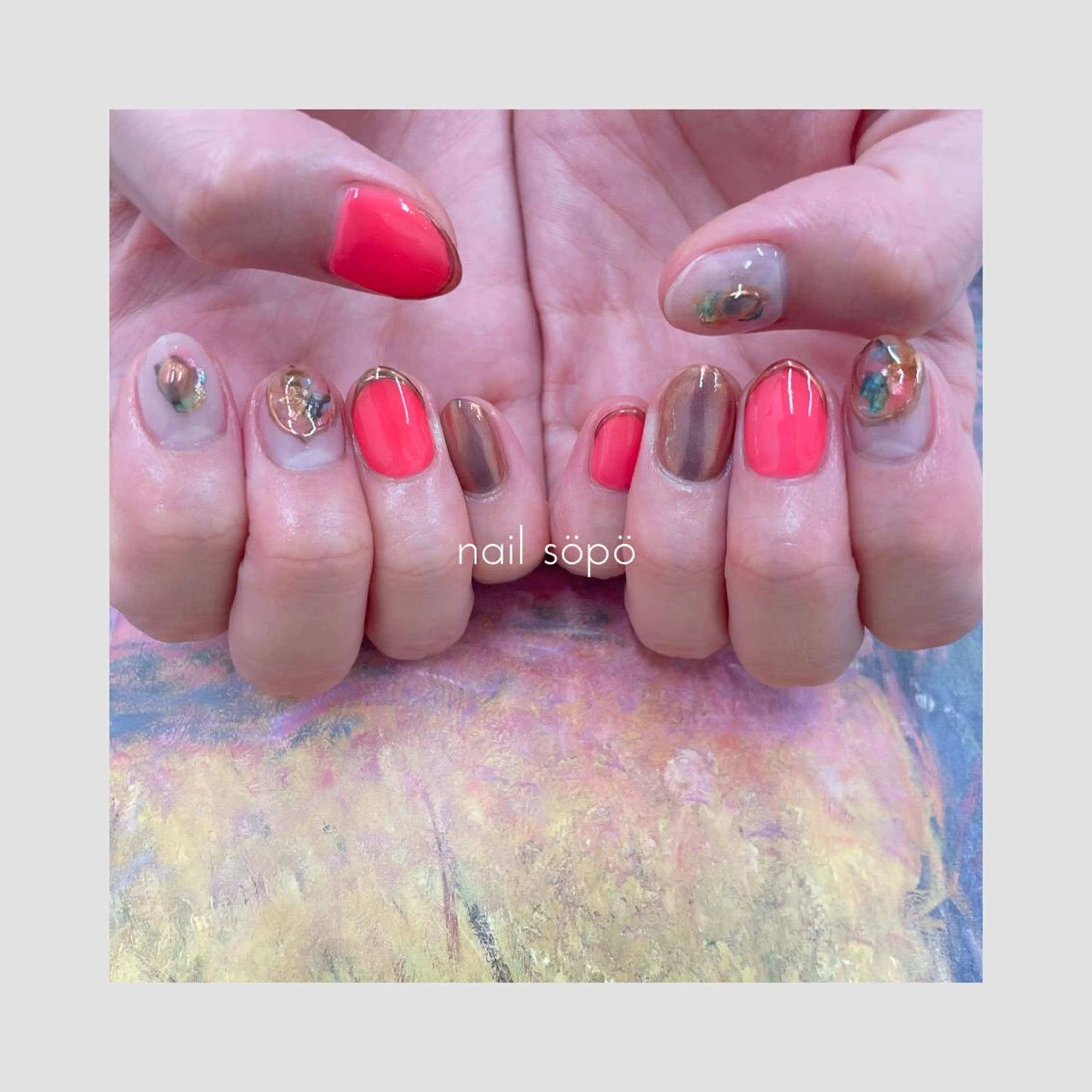 ネイル 自由が丘✳︎奥沢 nail söpöのネイルデザイン