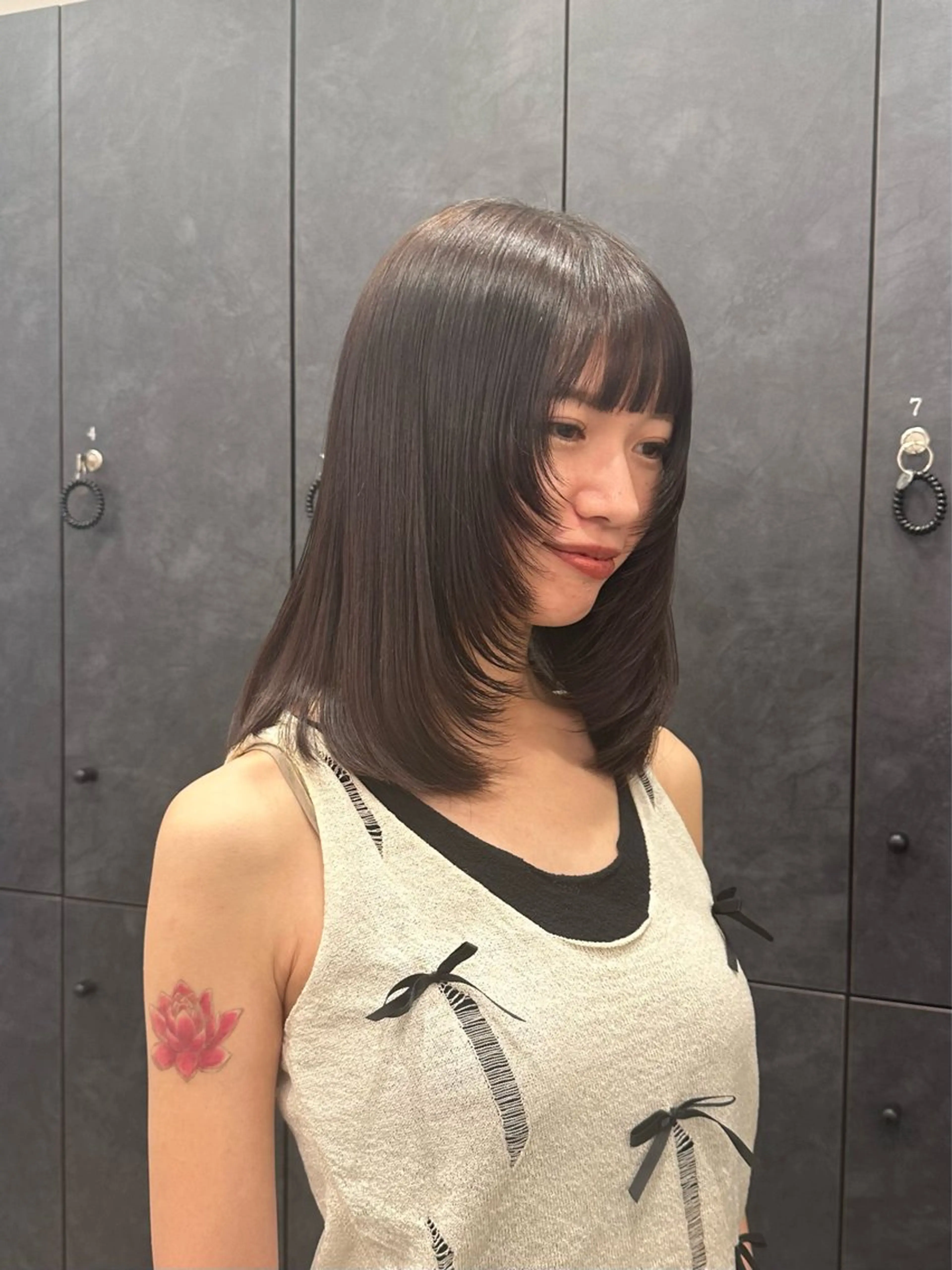 ミディアム カット トリートメント 銀座/ヘアセット シマムラ ミホのヘアスタイル