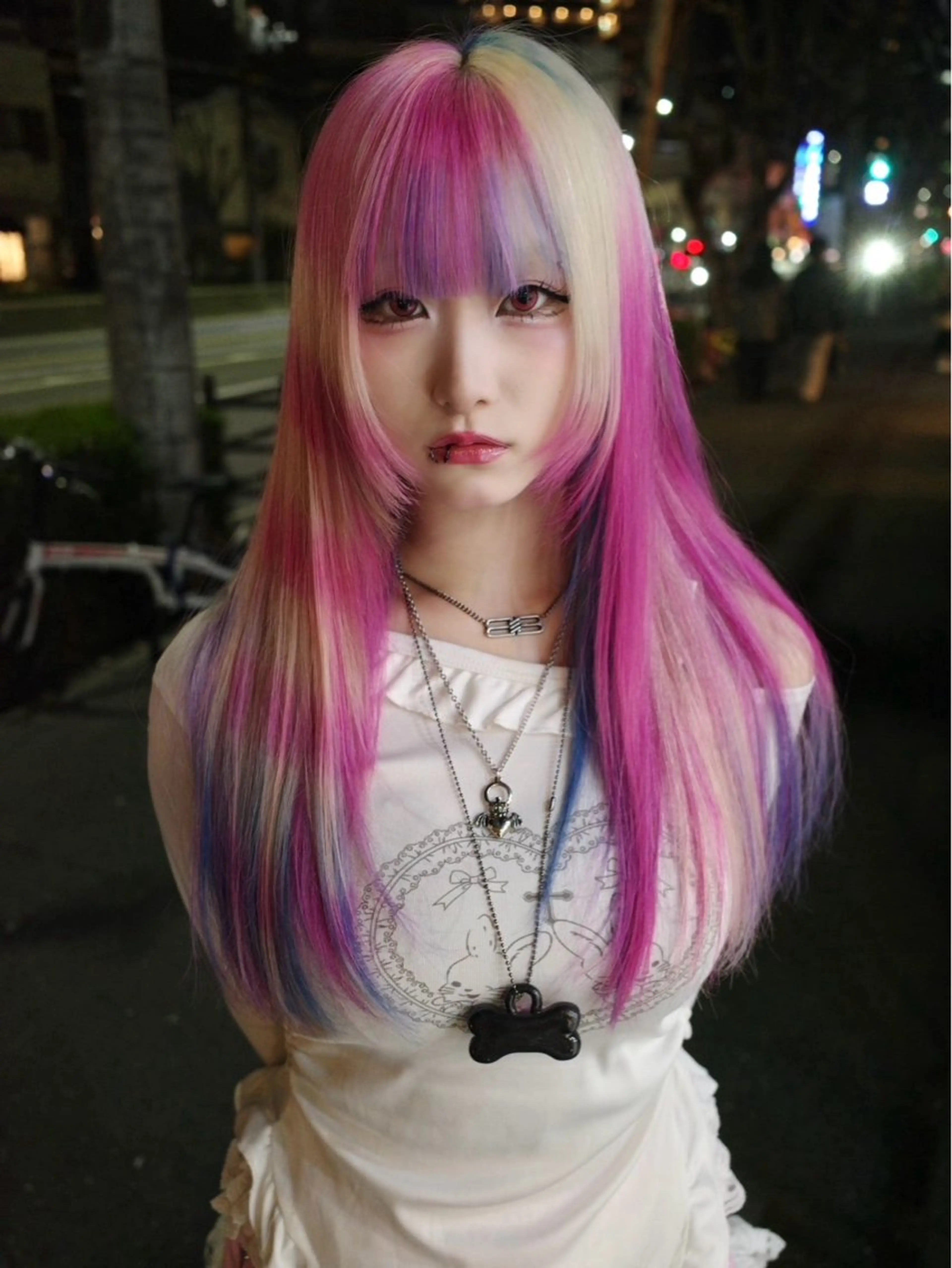 ロング カラー 原宿ハイトーンカラー 🥑/aimuのヘアスタイル