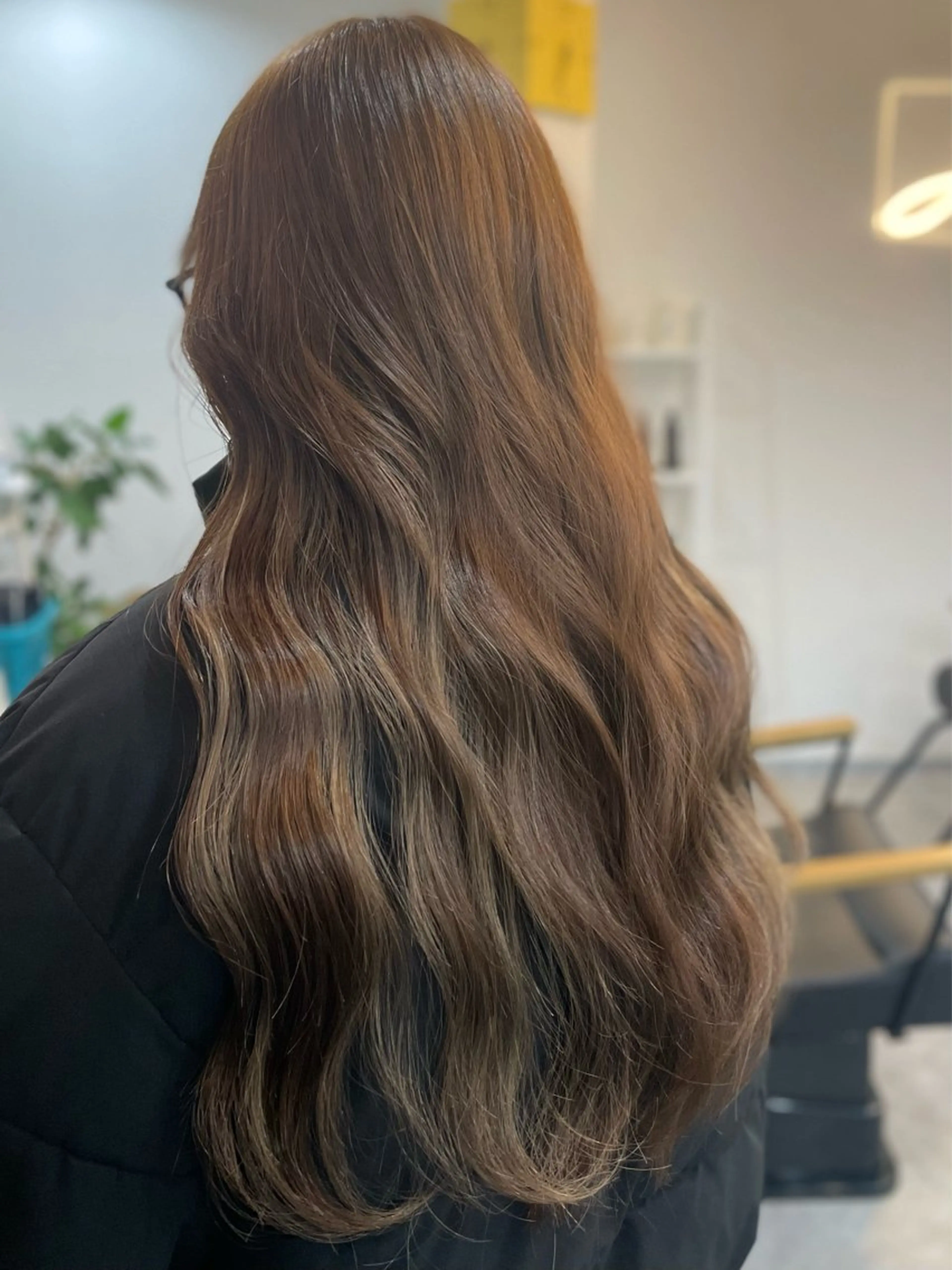 ロング カラー ブラウンカラー カット ヘアカラー トリートメント ARARE HAIR みゆきのヘアスタイル