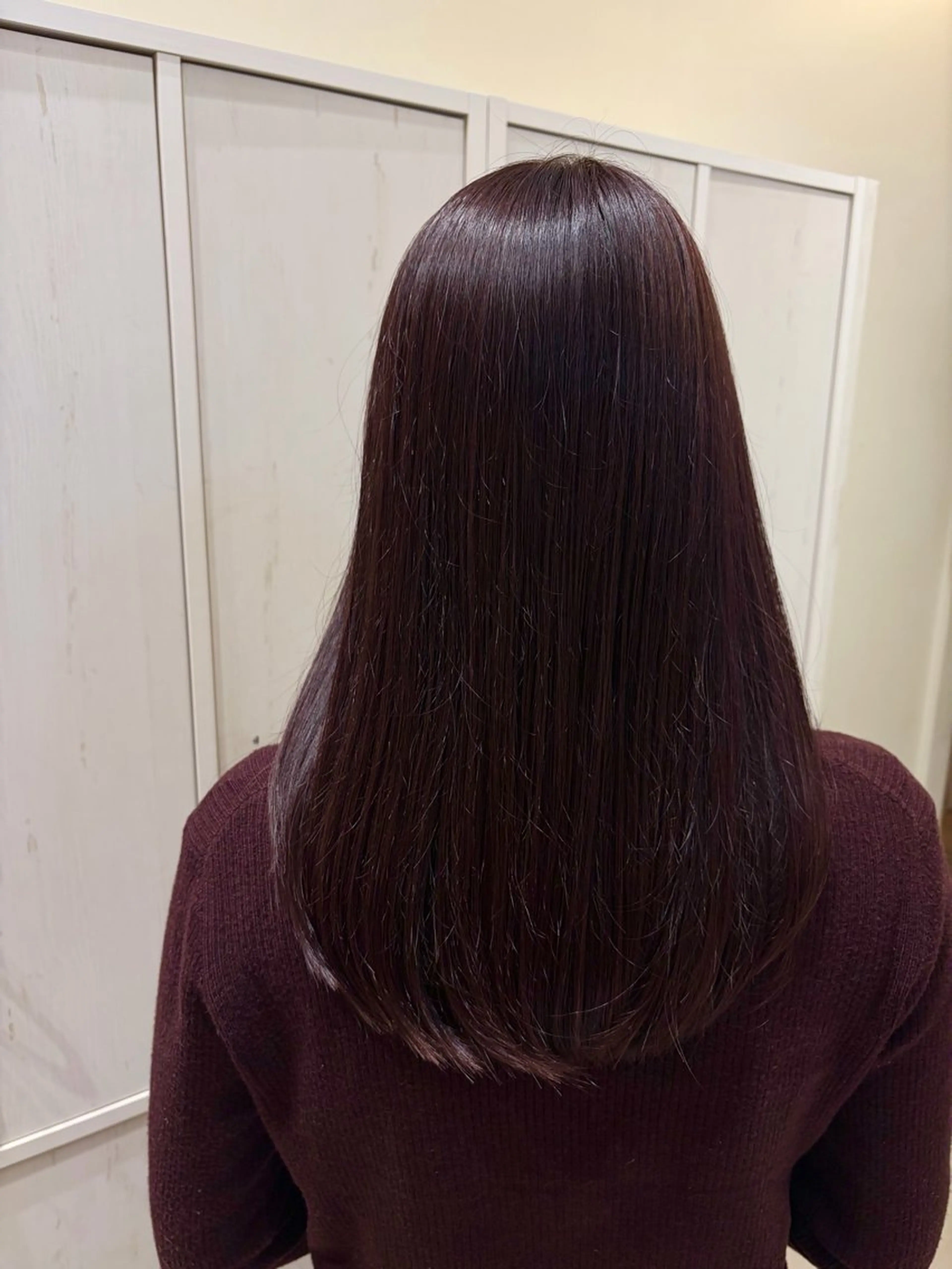 セミロング カット ヘアカラー トリートメント 太田 千尋のヘアスタイル