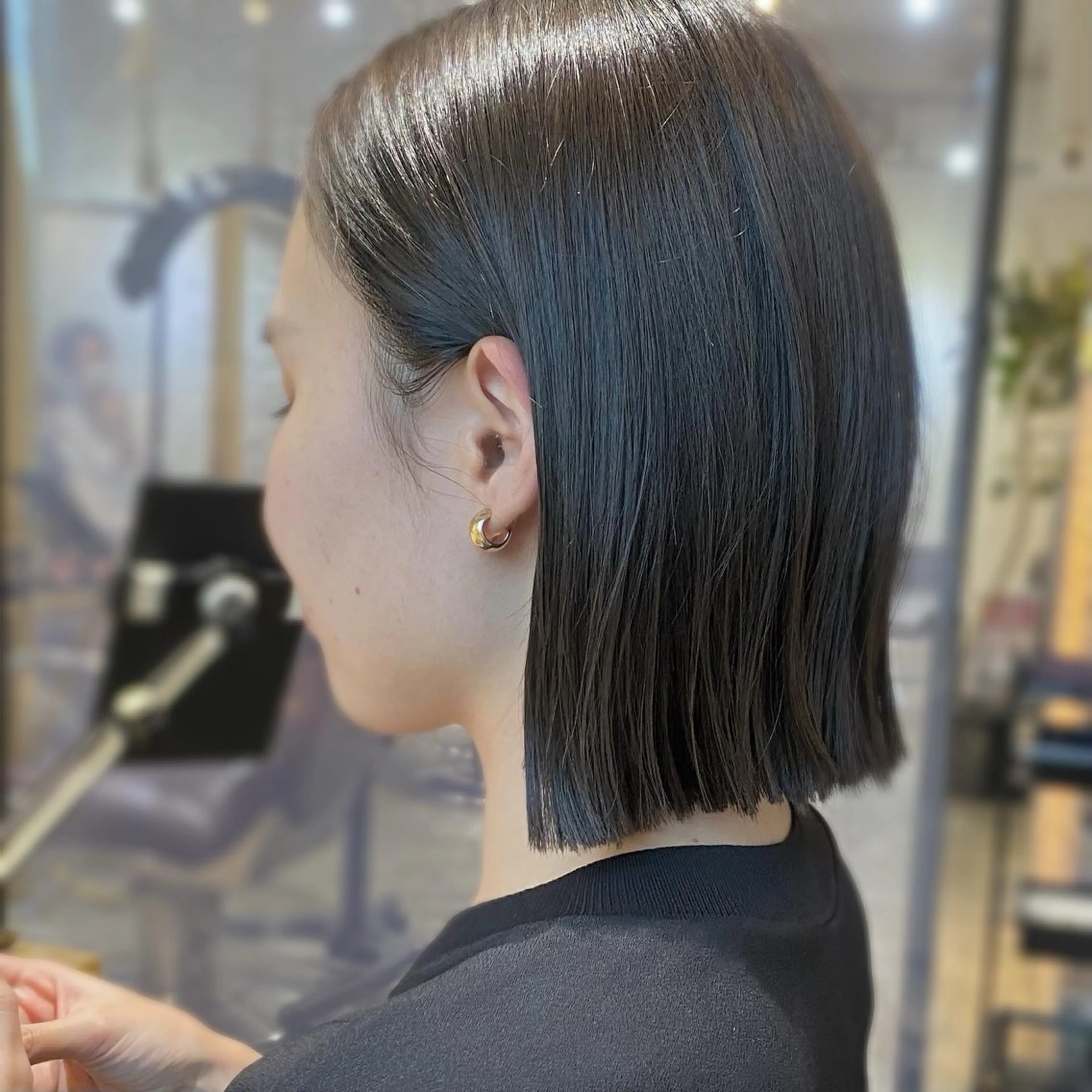 ショート カット 縮毛矯正／レイヤー／ 🌼mizukiのヘアスタイル