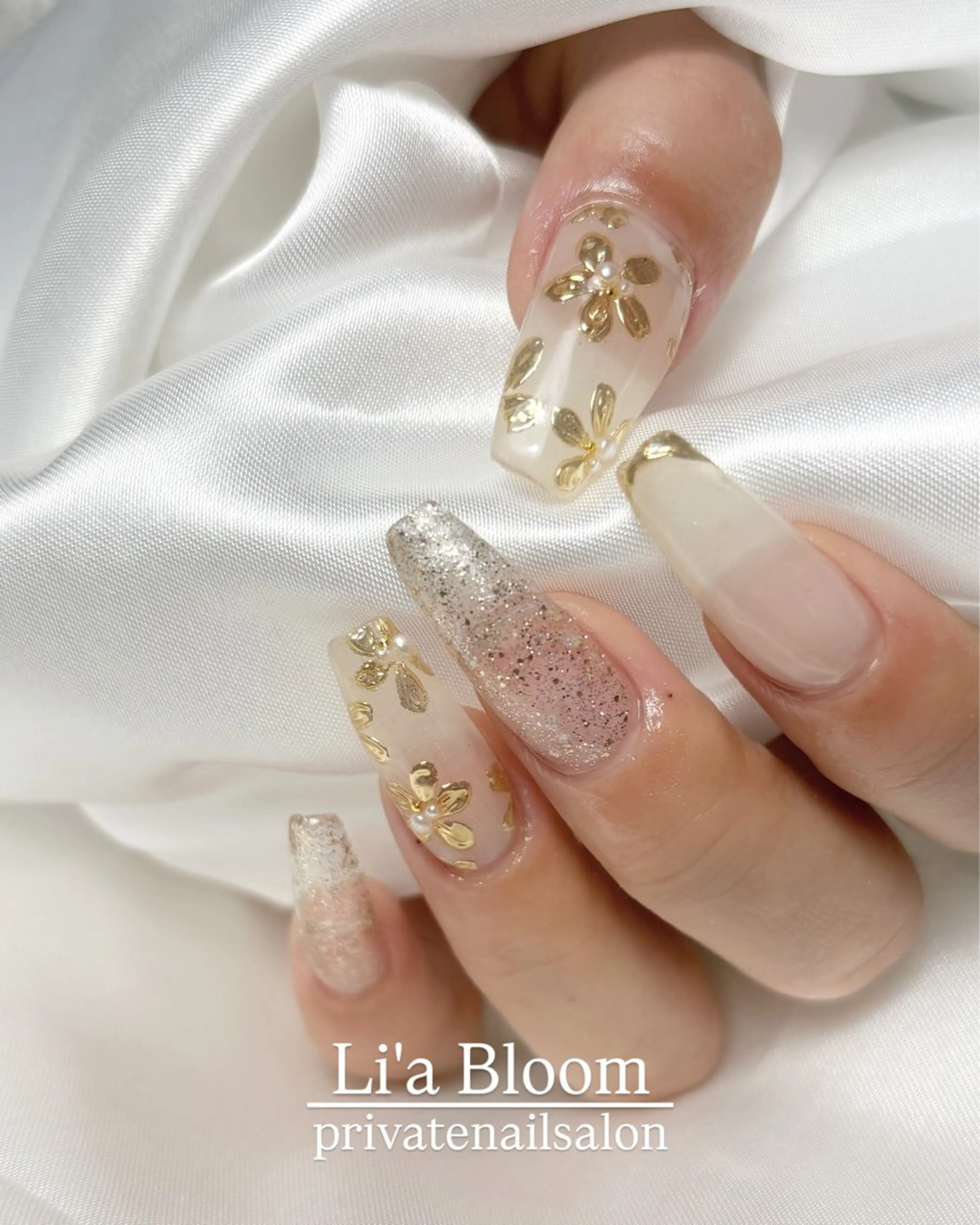 🩷新メニュー🩷過去デザインから選べる🫧                monthly design🤍 /オフありの写真