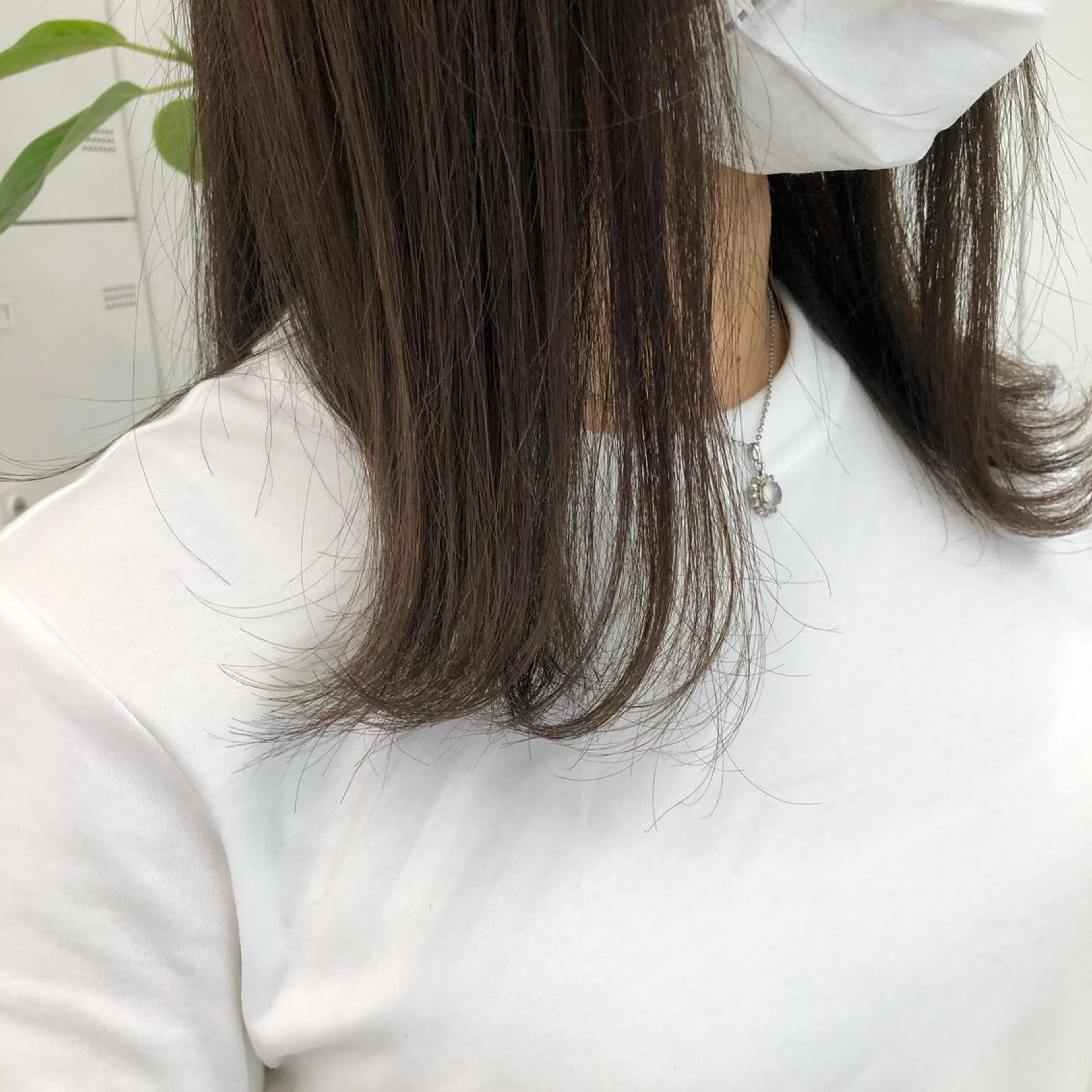 ミディアム カラー 韓国レイヤー 似合わせカラーのヘアスタイル