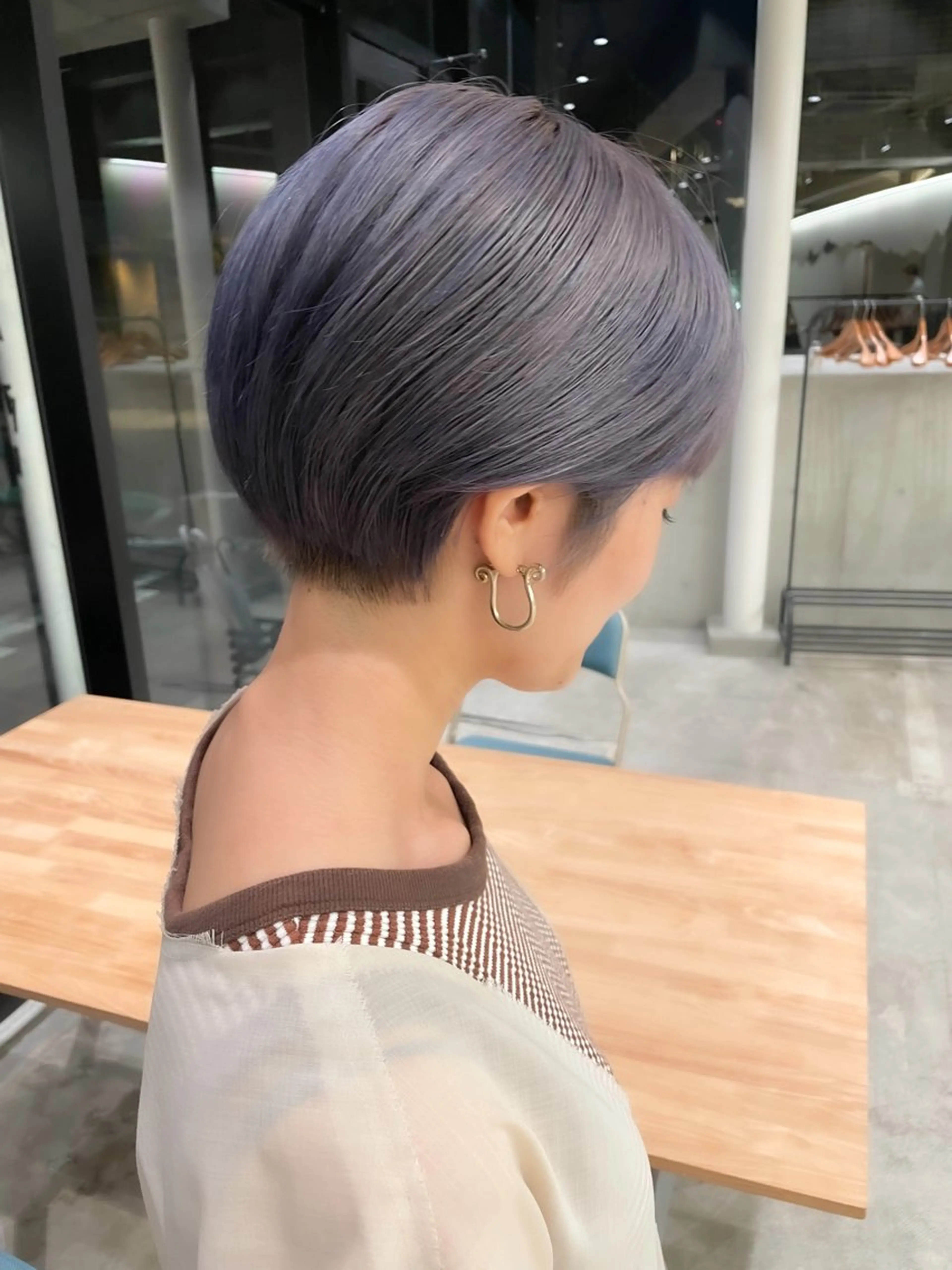 ショート カラー ヘアアレンジ ミニボブ/ブリーチ 🌈MISATOのヘアスタイル