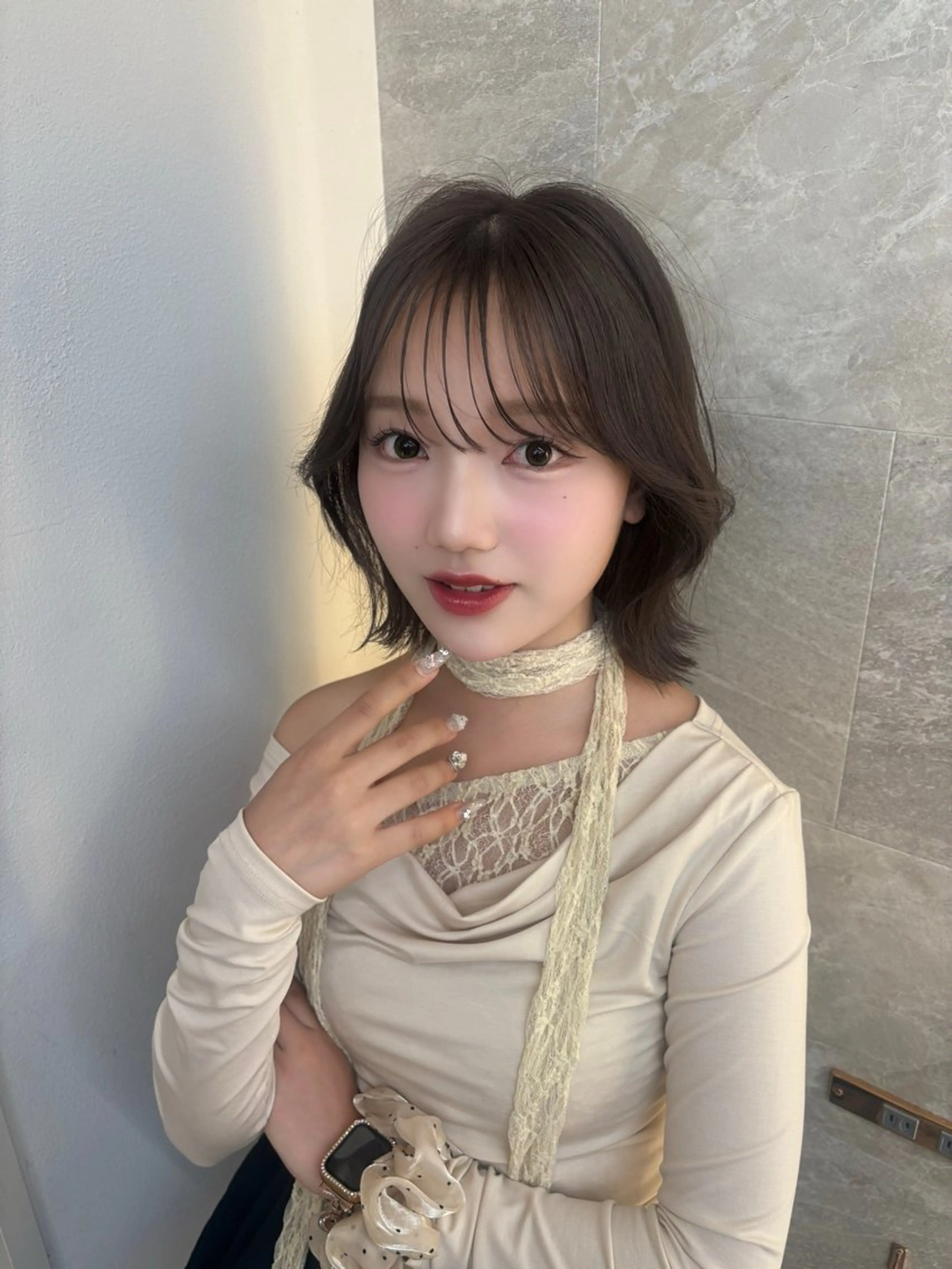 ショート ボブ×透明感カラー 🪽/池袋/優愛🎀のヘアスタイル