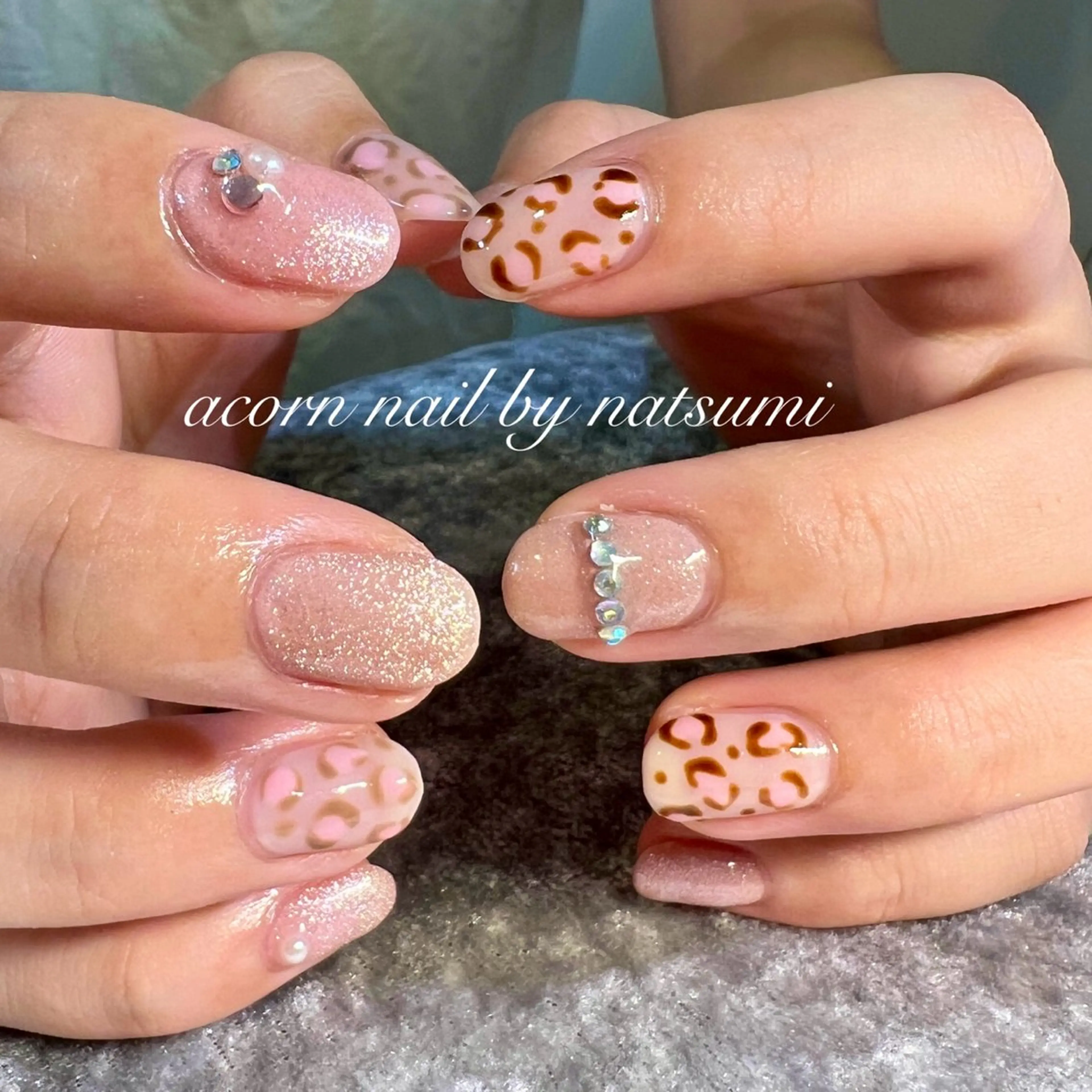 ネイル マグネットネイル ハンドネイル 個性派ニュアンス nuts nail所属・【池袋】nuts nail　なつみのネイルデザイン
