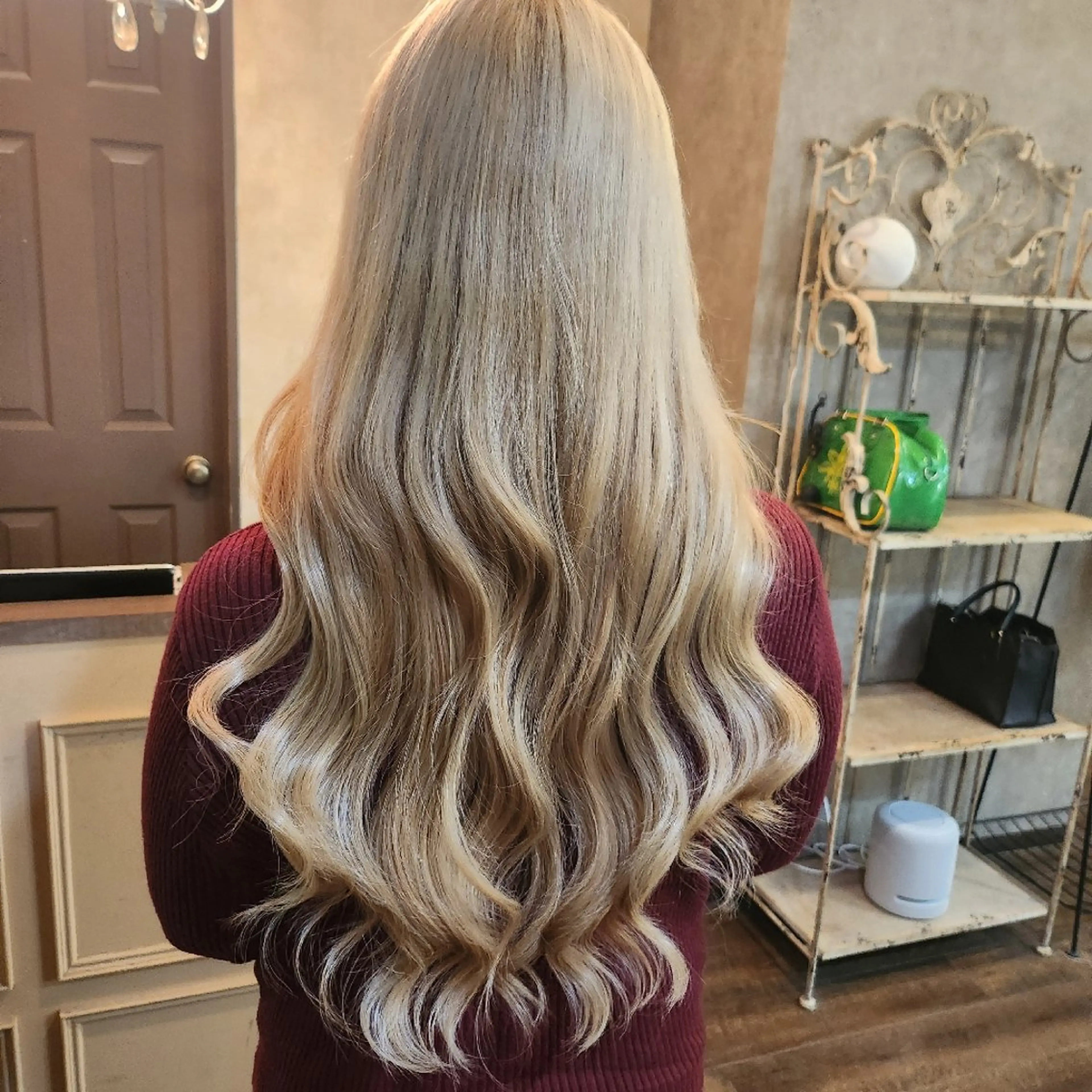 ロング ヘアアレンジ シールエクステ エクステ カット エクステ 田井中 悠紀のヘアスタイル