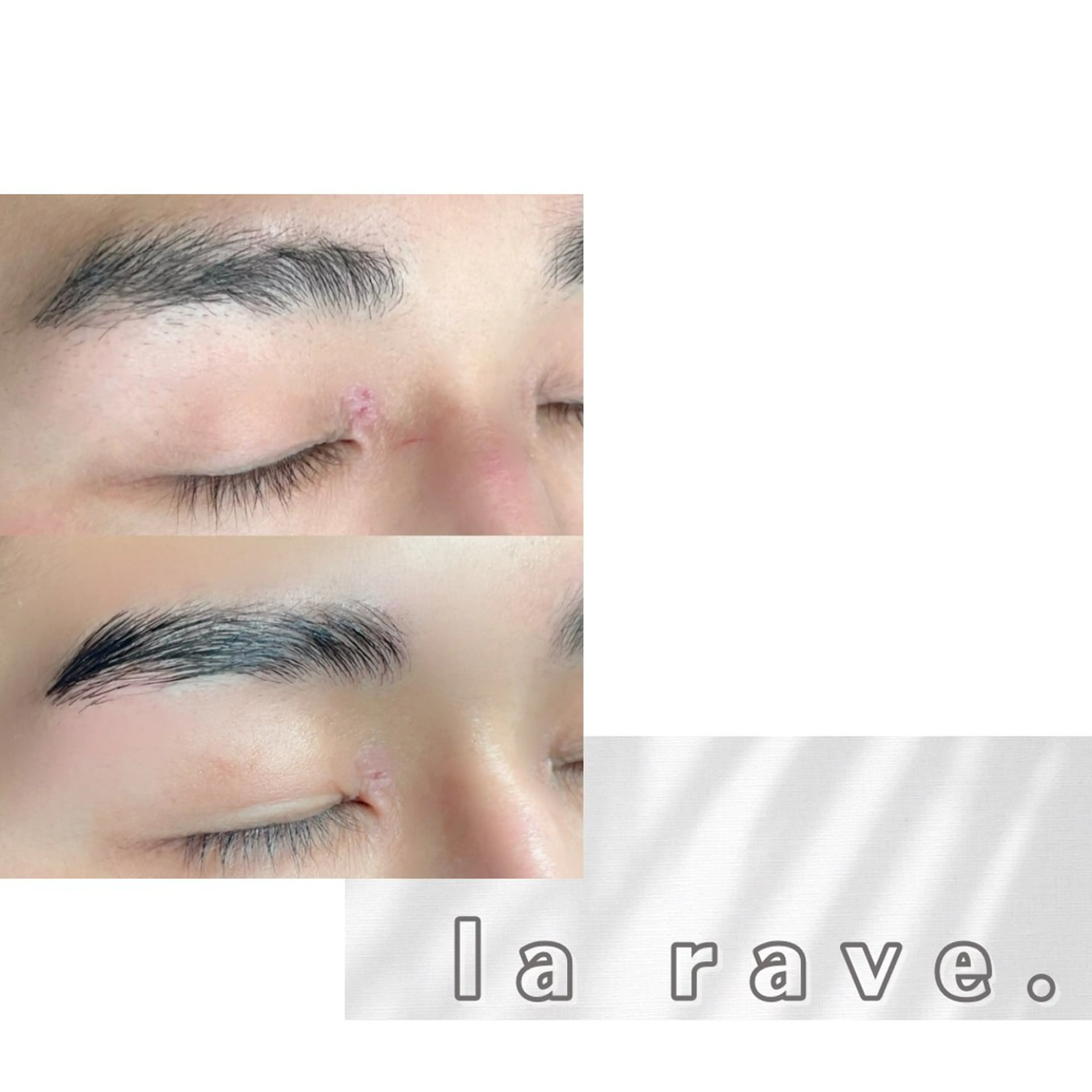 メンズ アイブロウ ワックス脱毛 眉カット その他(アイブロウ) la rave. eyelashのマツエク・マツパデザイン