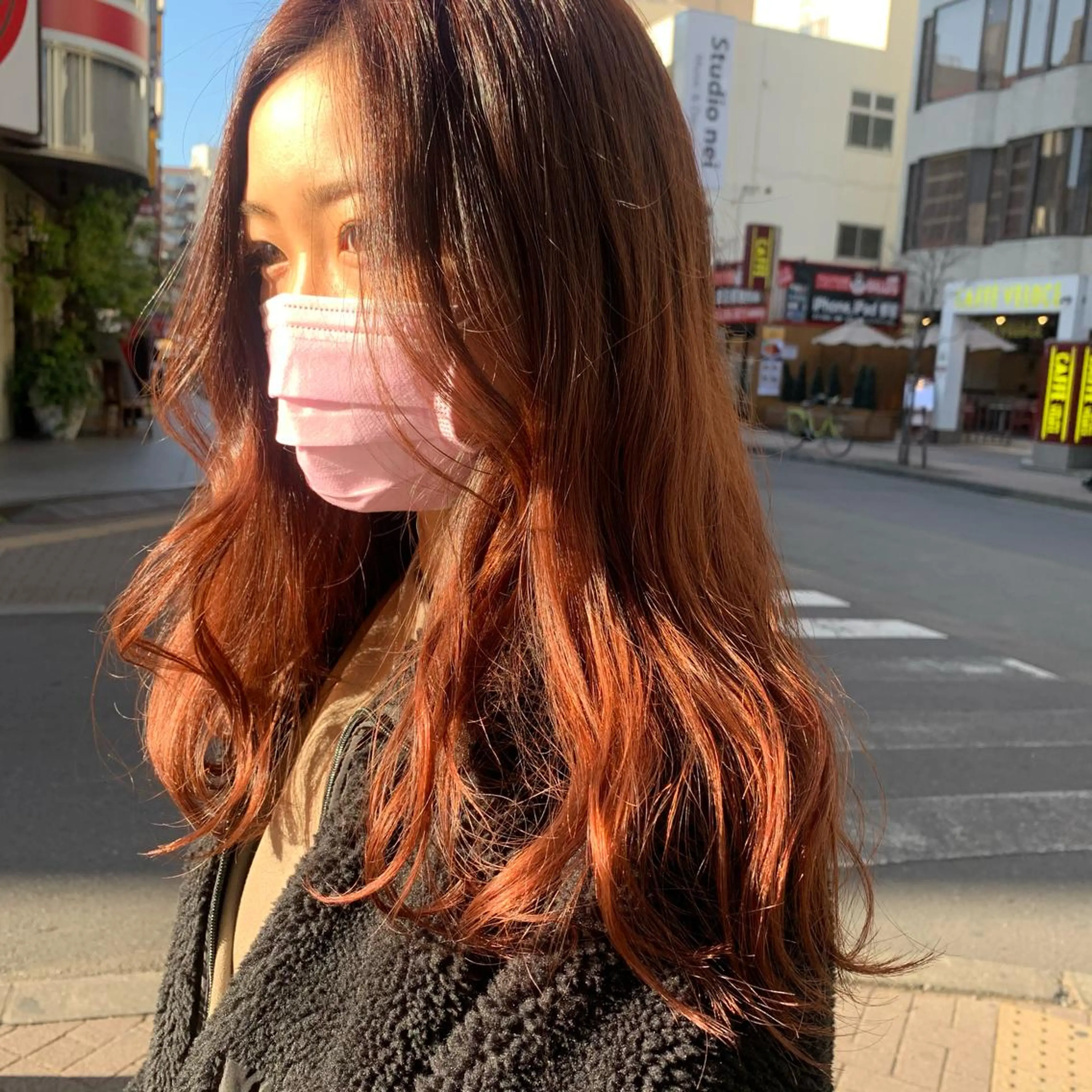 ロング カラー ブラウンカラー ヘアカラー 韓国ヘア🦋 MIYUのヘアスタイル