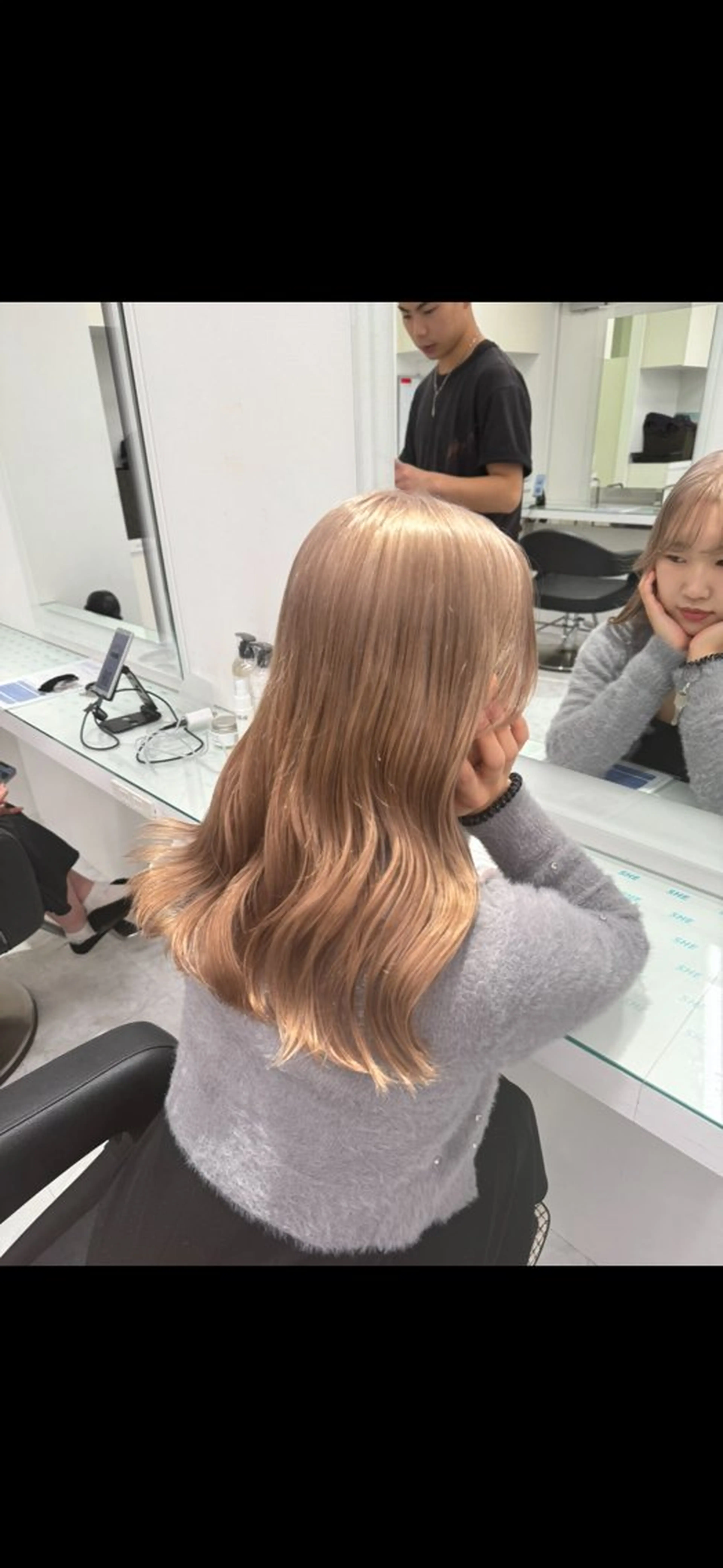 ロング カラー 💖ミルクティー💖 あかり💖のヘアスタイル