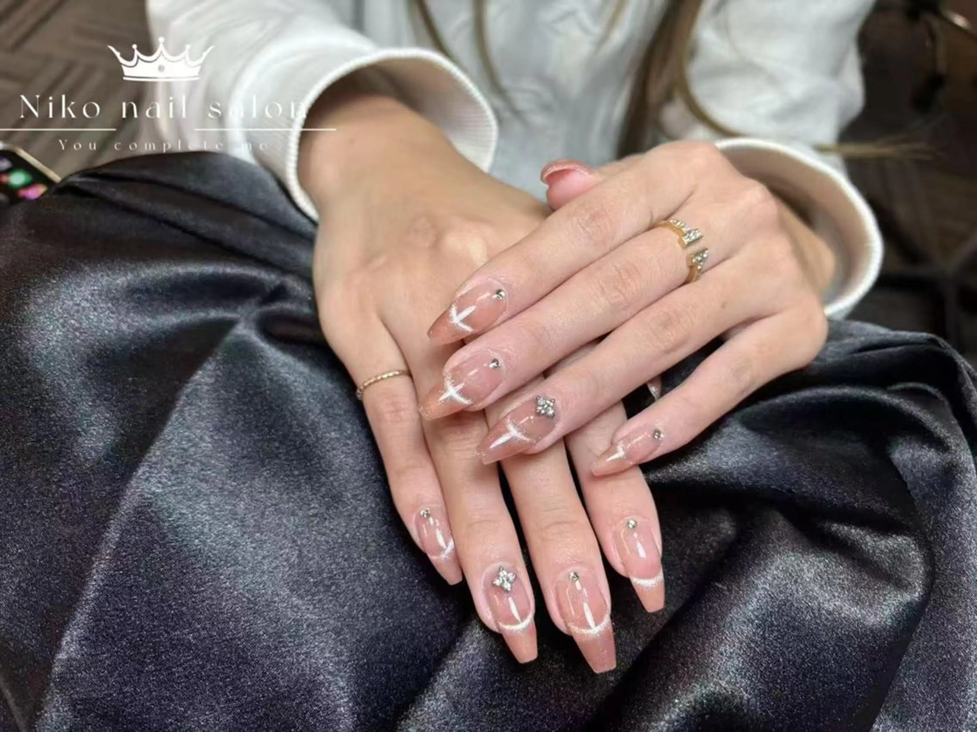 ネイル チークネイル 長さ出し フットネイル フレンチネイル ジェルネイル きらり 船橋店のネイルデザイン