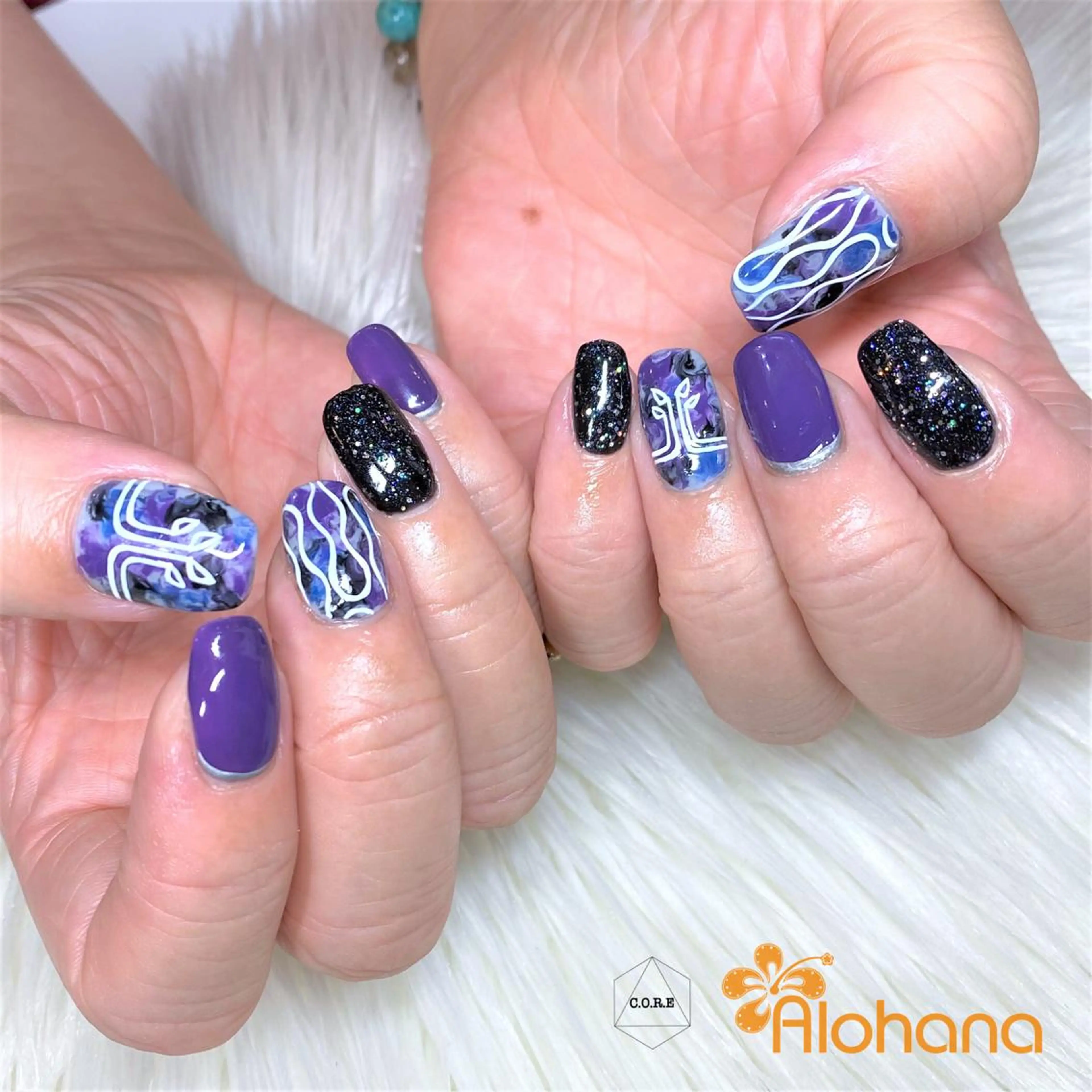 お任せネイル90分(オフなし) ￥9000→￥7200の写真