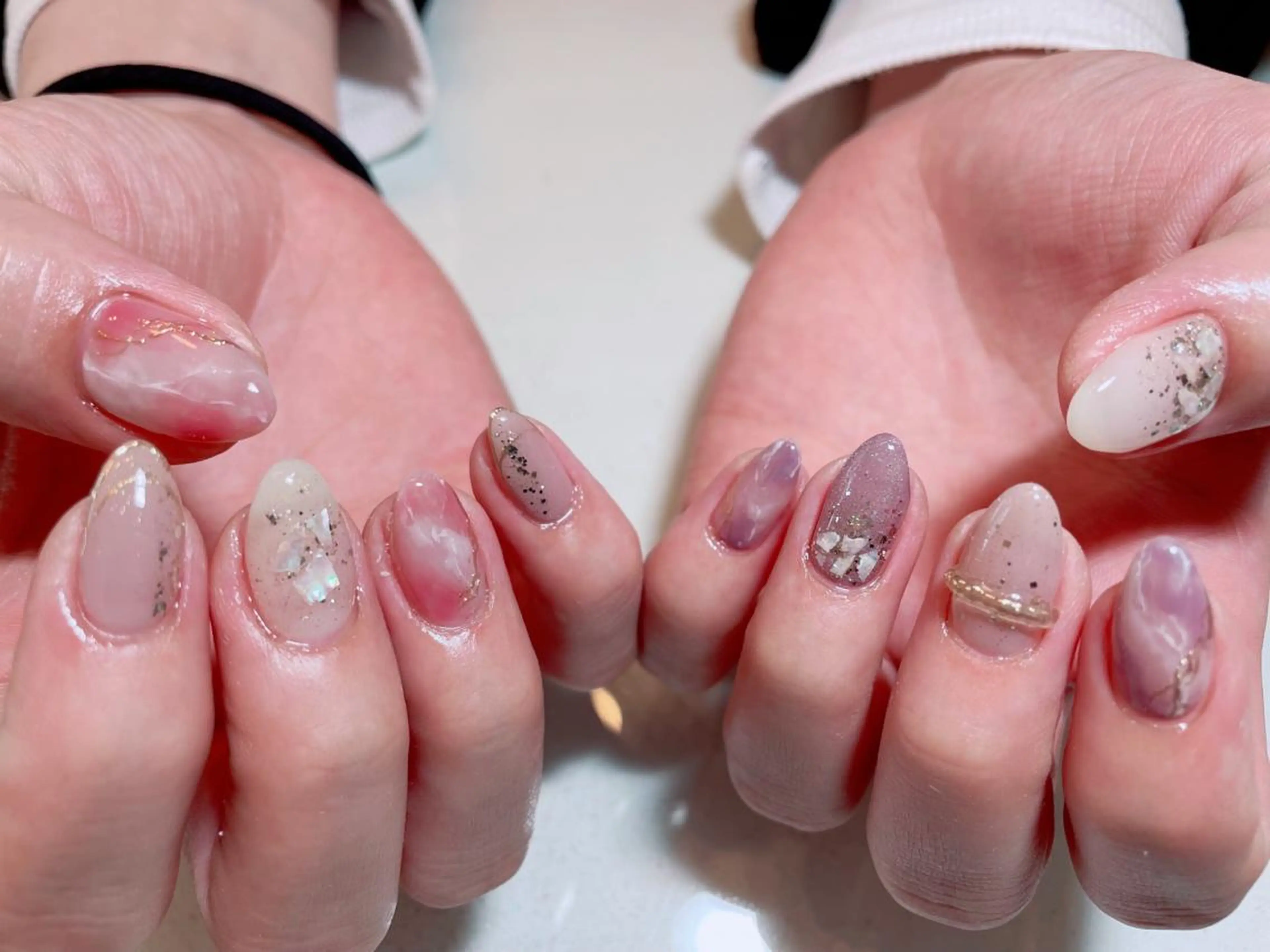 ネイル ジェルネイル マットネイル ミラーネイル ニュアンスネイル オフィスネイル ハンドネイル nail salon ラピスラズリのネイルデザイン