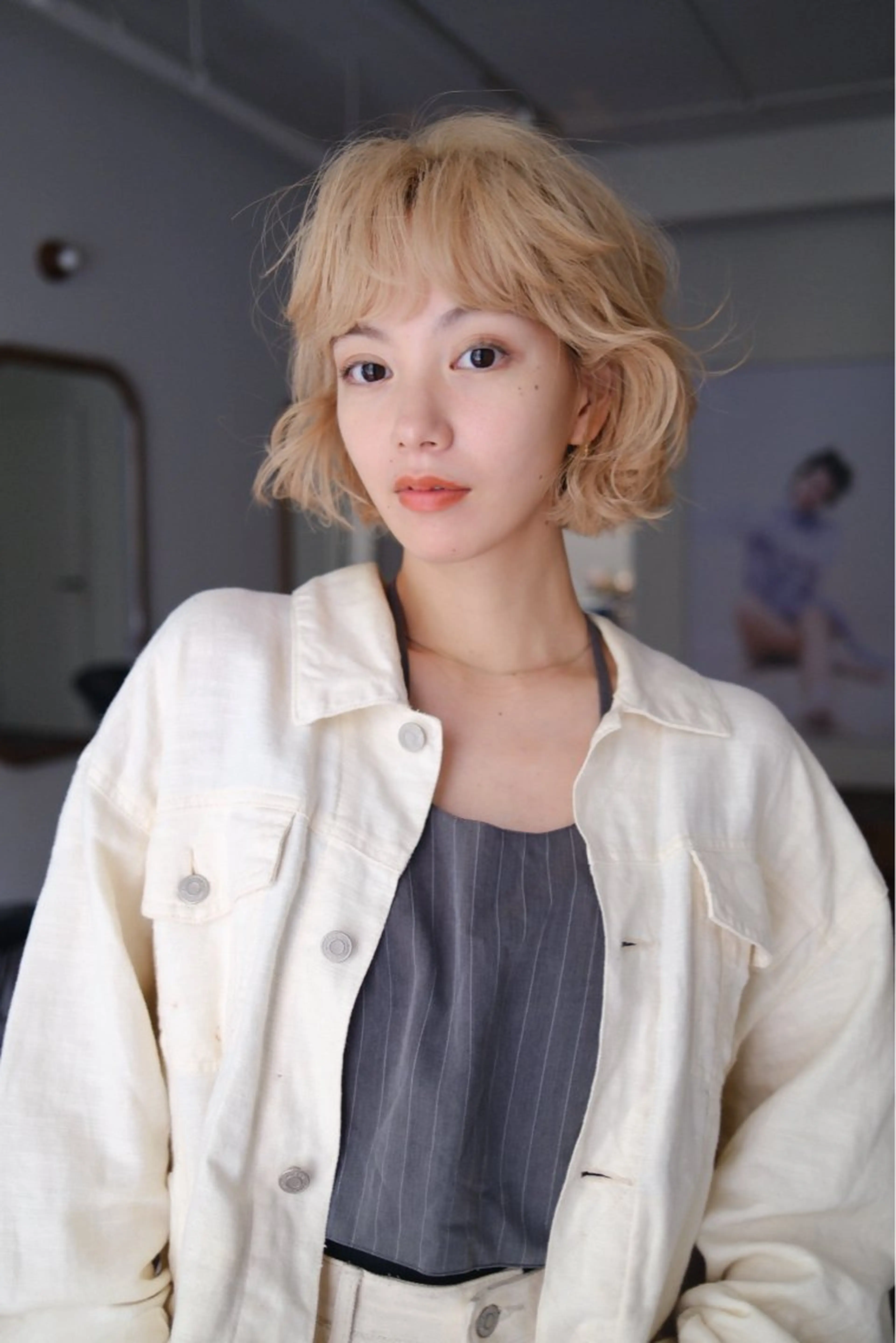 ショート パーマ Hank.所属・竹下 浩一のヘアスタイル