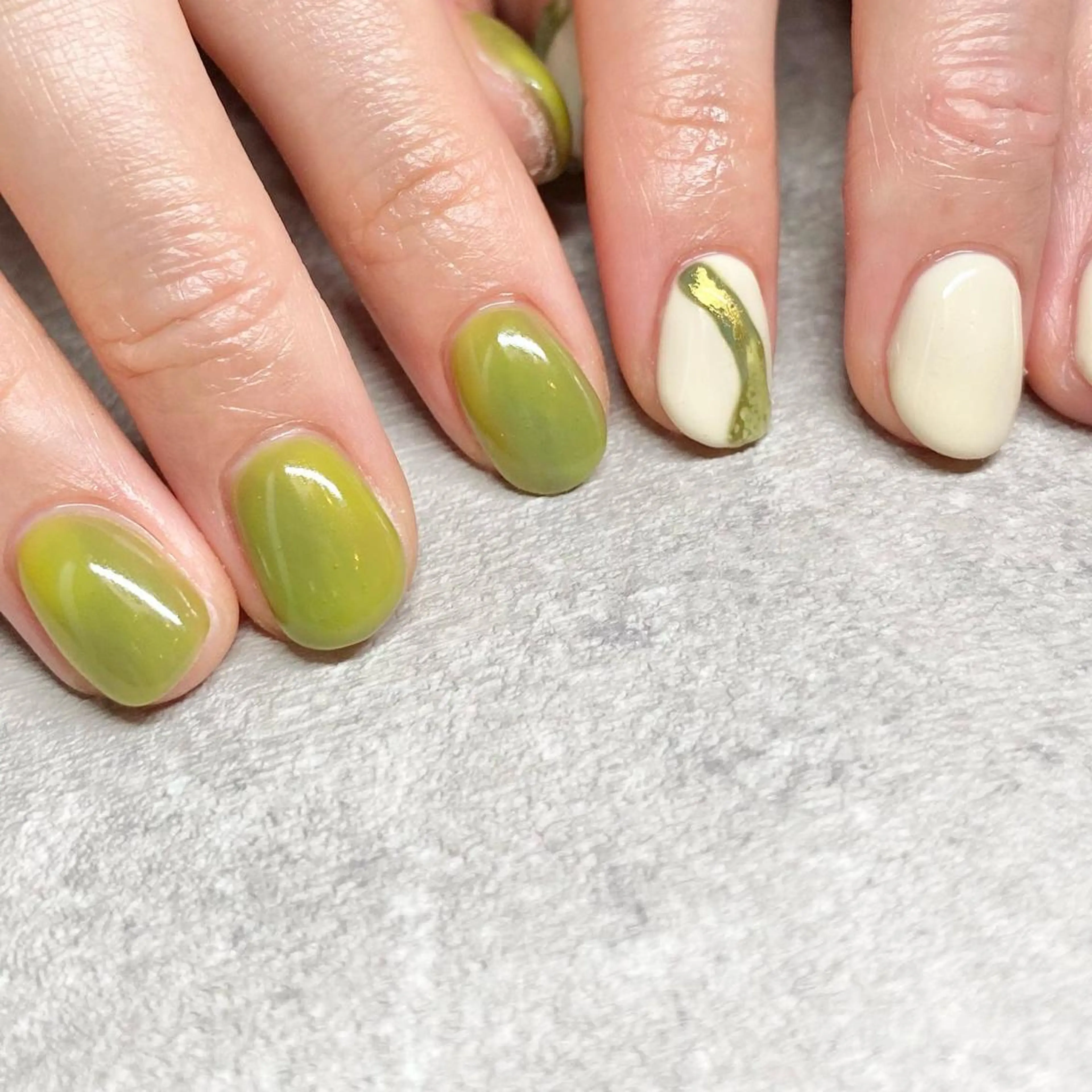 ネイル アートネイル ニュアンスネイル 春ネイル 夏ネイル ハンドネイル 山田 貴子のネイルデザイン