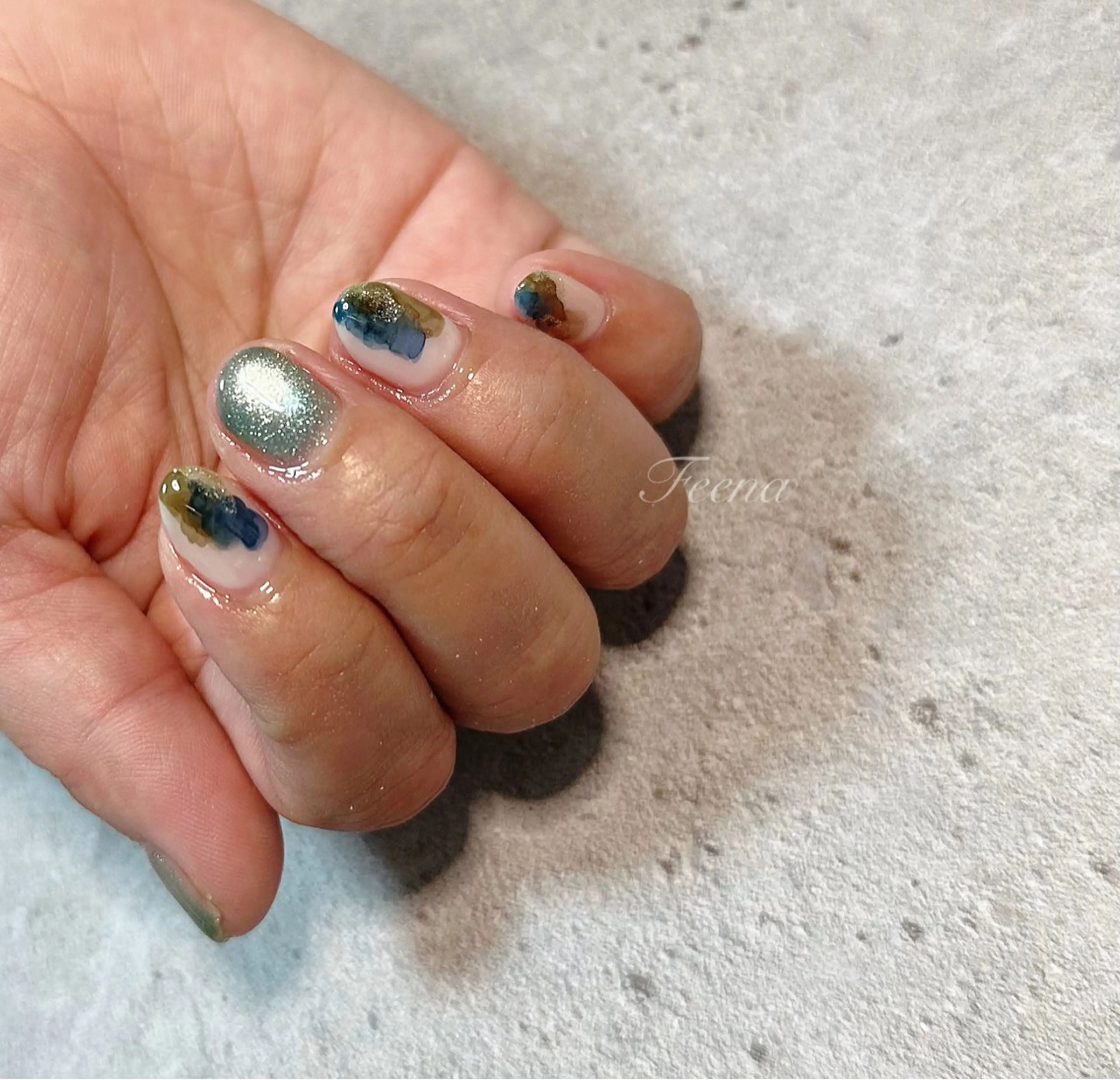 ネイル amu nail. RINAのネイルデザイン