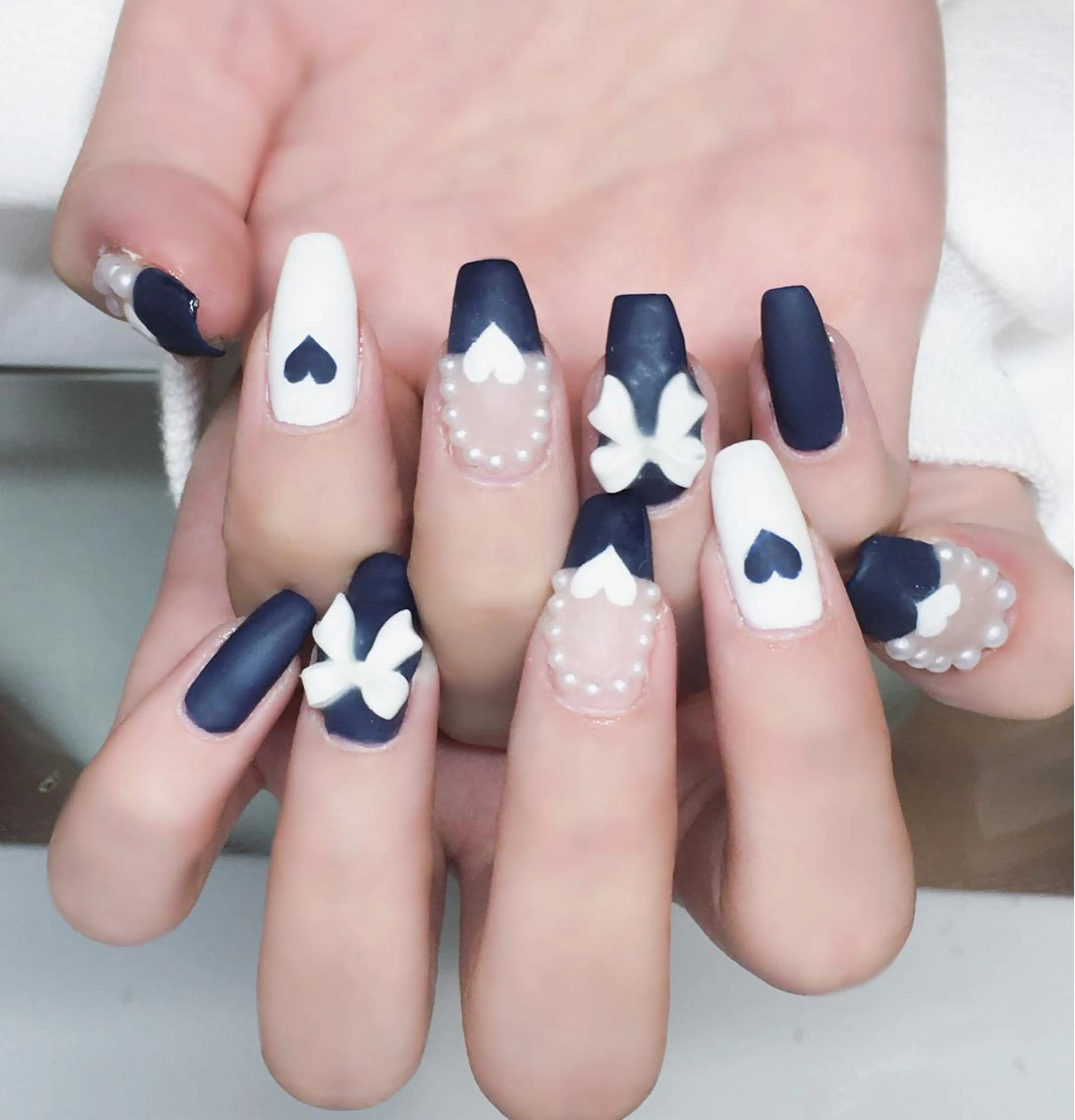 ネイル ジェルネイル キラキラネイル 韓国ネイル マットネイル 持ち込み Nyanco Nailのネイルデザイン