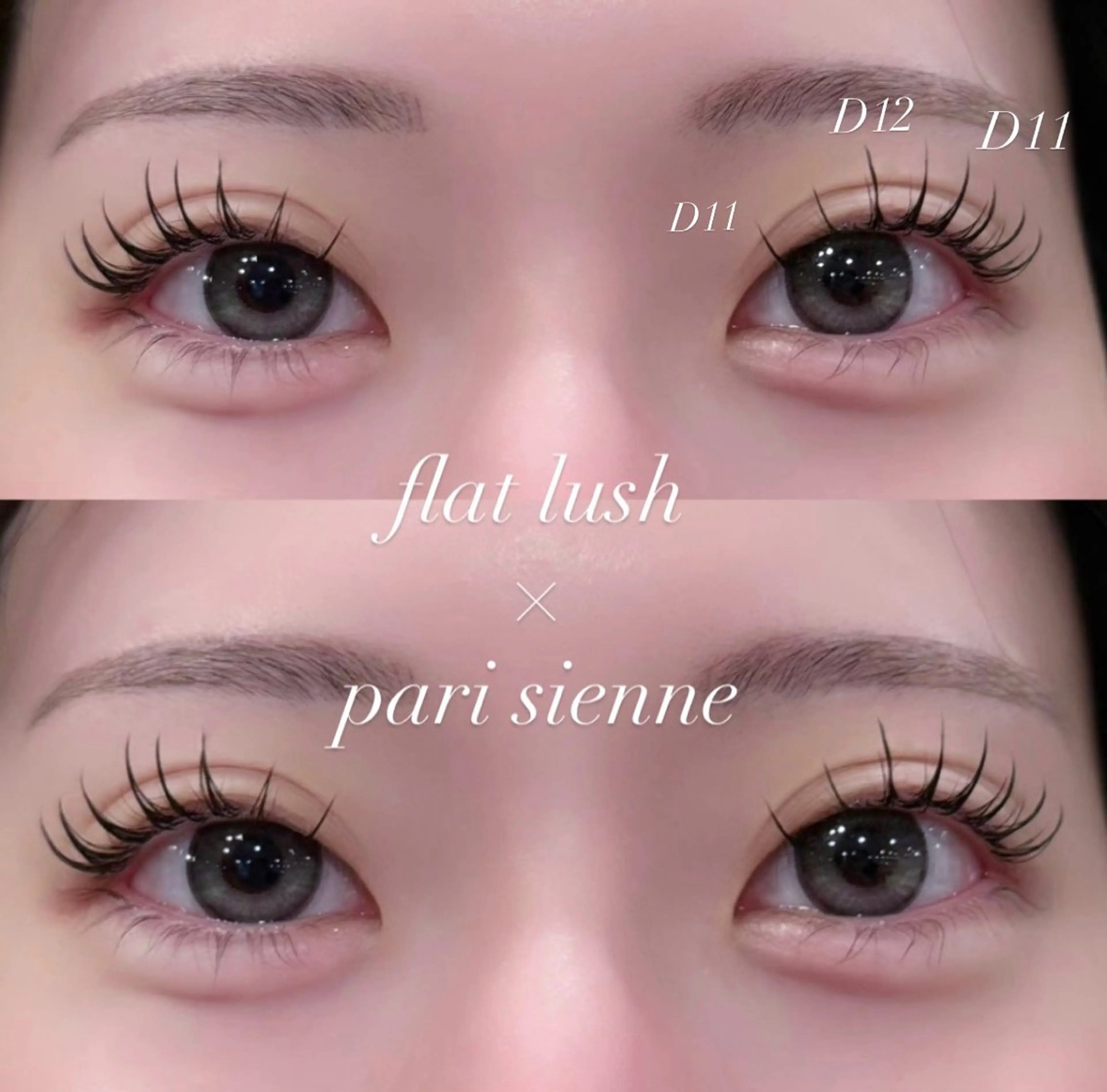 ❄️1月限定クーポン❄️LEDグルーフラットラッシュ120本まで付け放題(初回オフ無料/再来、LEDグルーオフ＋500)の写真