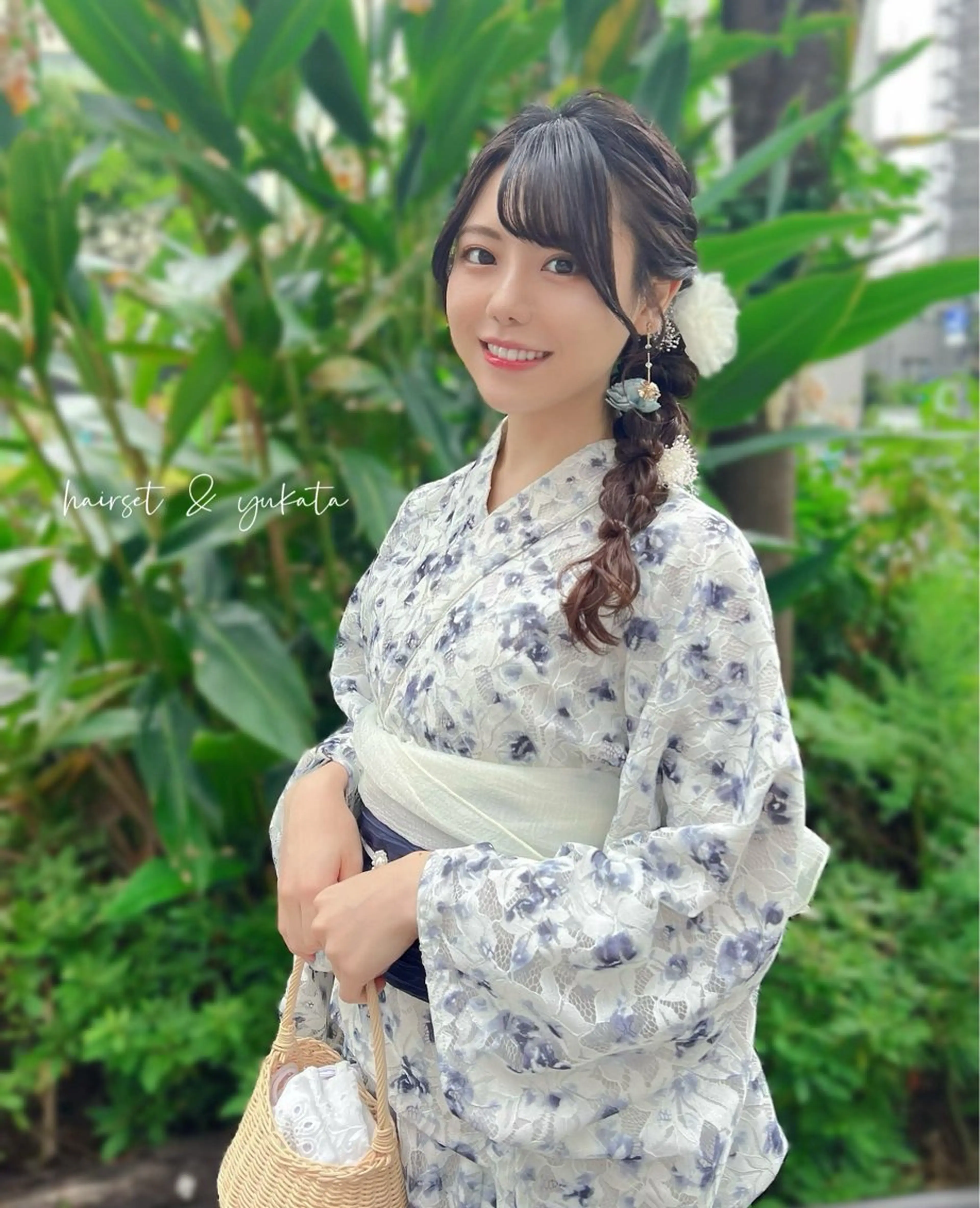 セミロング ヘアアレンジ ヘアメイク/髪質改善 🎀Moeri🎀のヘアスタイル