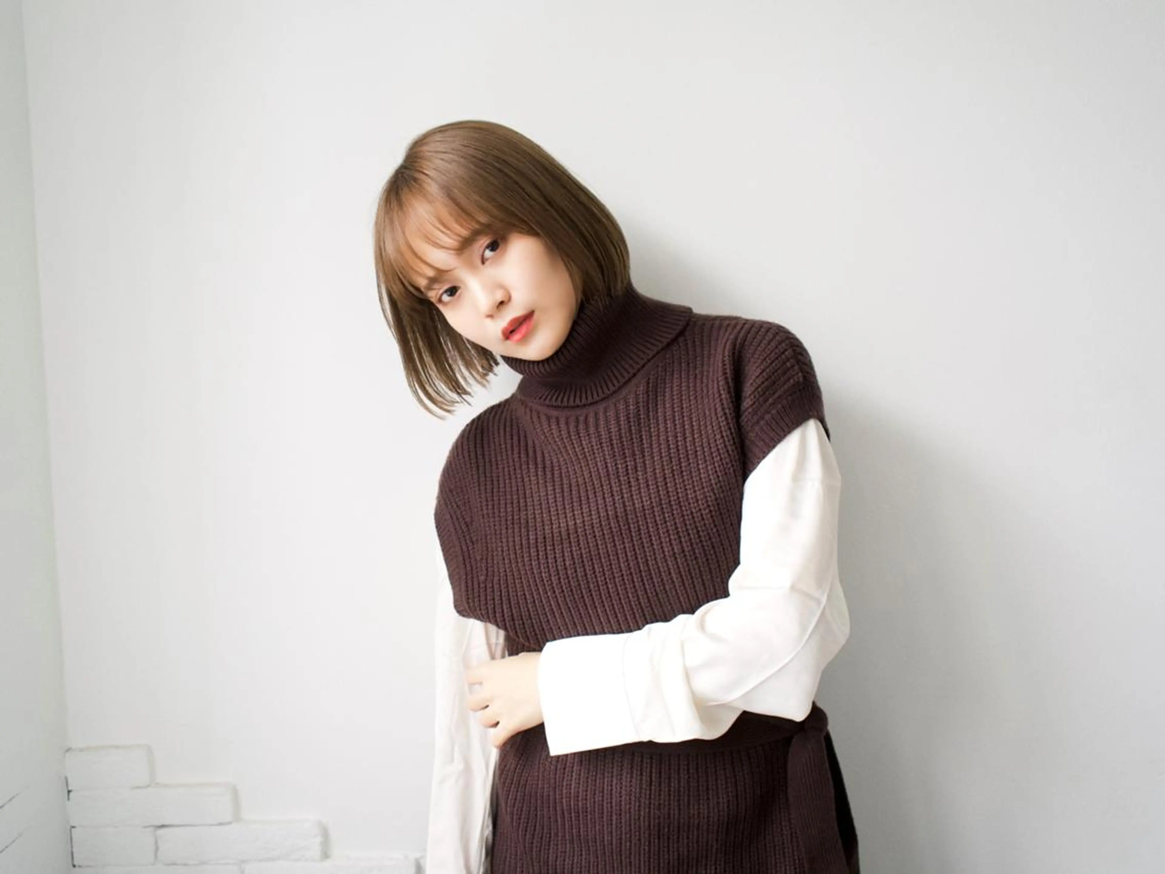 ミディアム amie 錦糸町のヘアスタイル