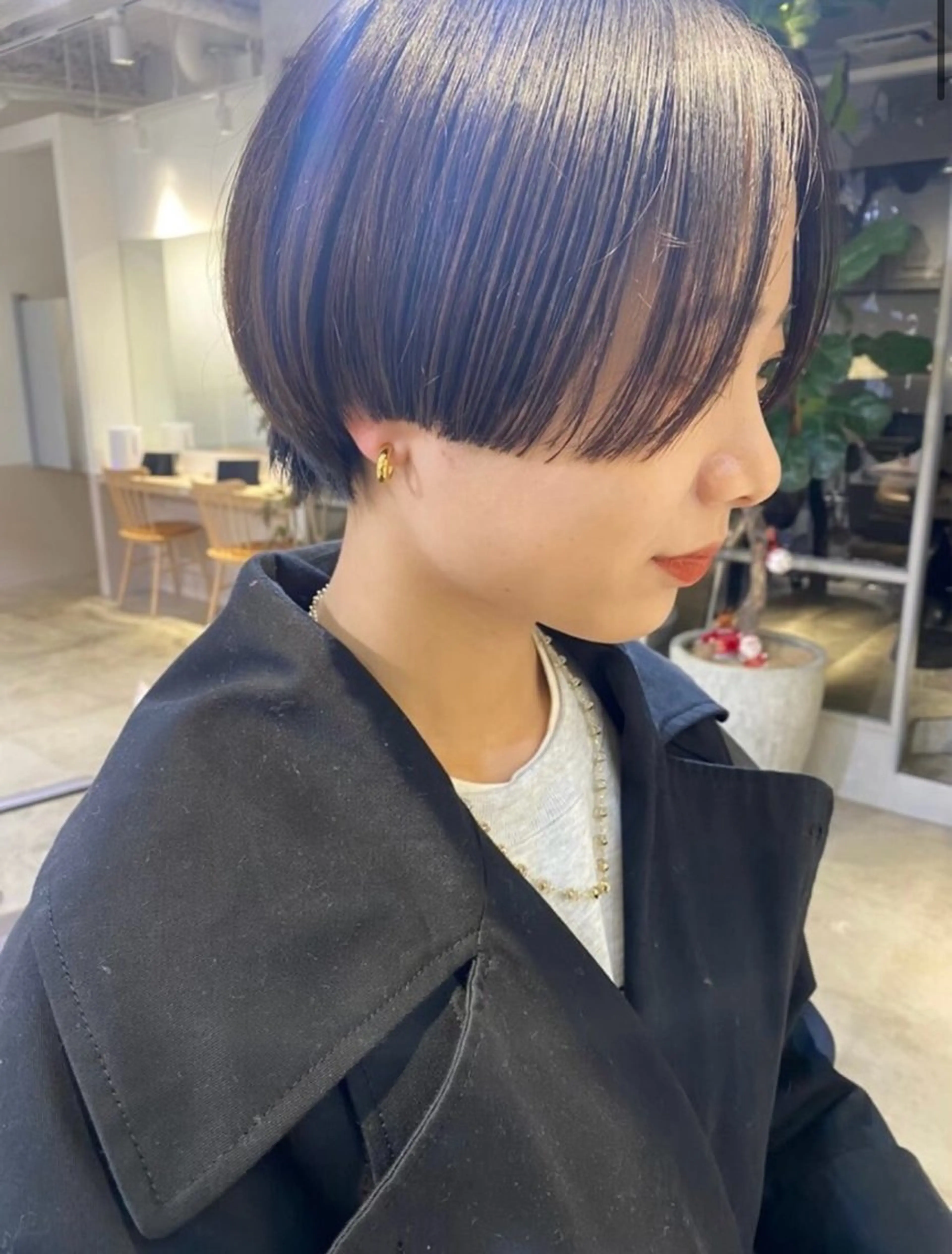 ショート ボブ 似合わせカット ショートヘア 小顔カット 山口生真 ✂︎小顔矯正カットのヘアスタイル