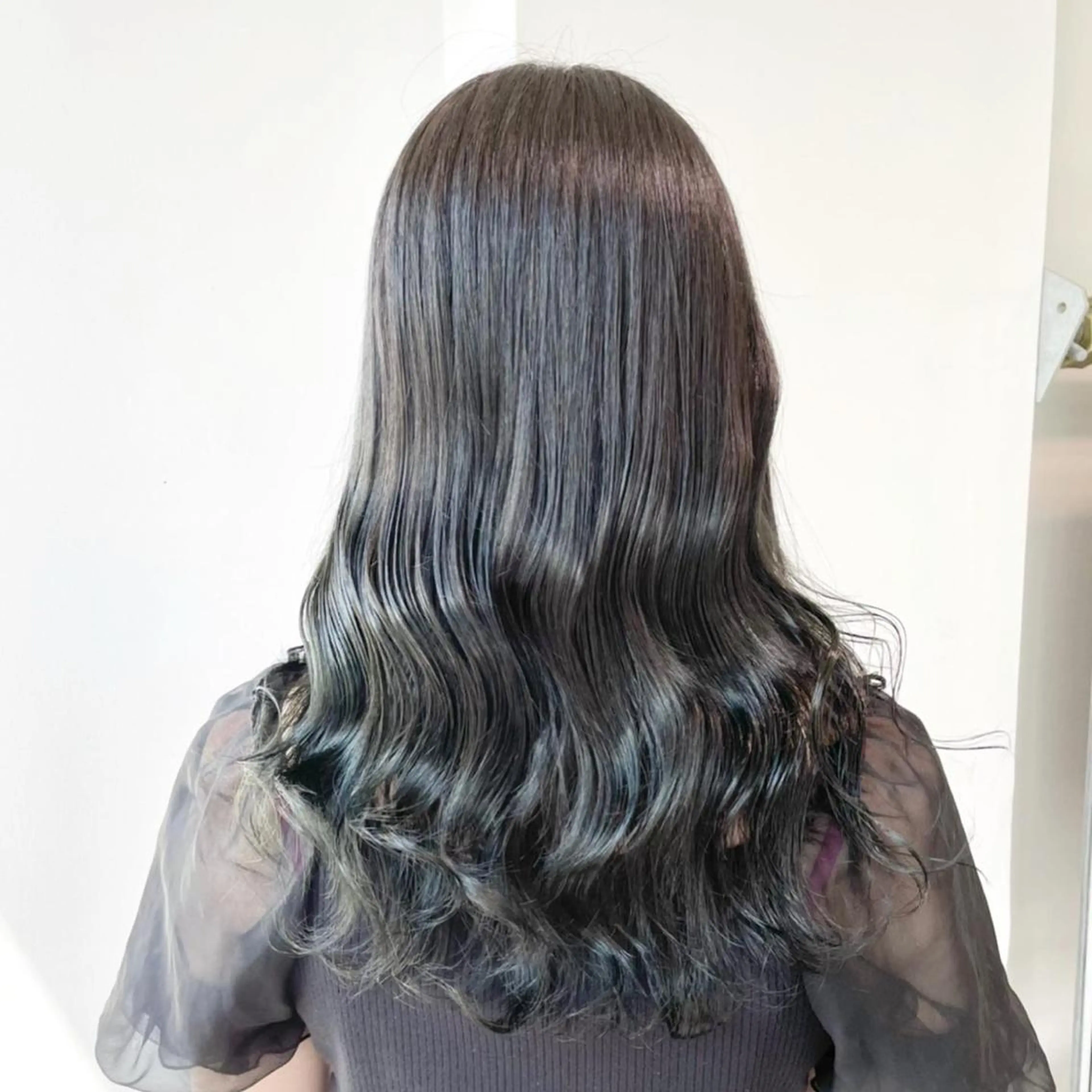 ロング カラー メンズ ✨透明感、艶髪ヘア✨ 韓国ヘア特化💖のヘアスタイル