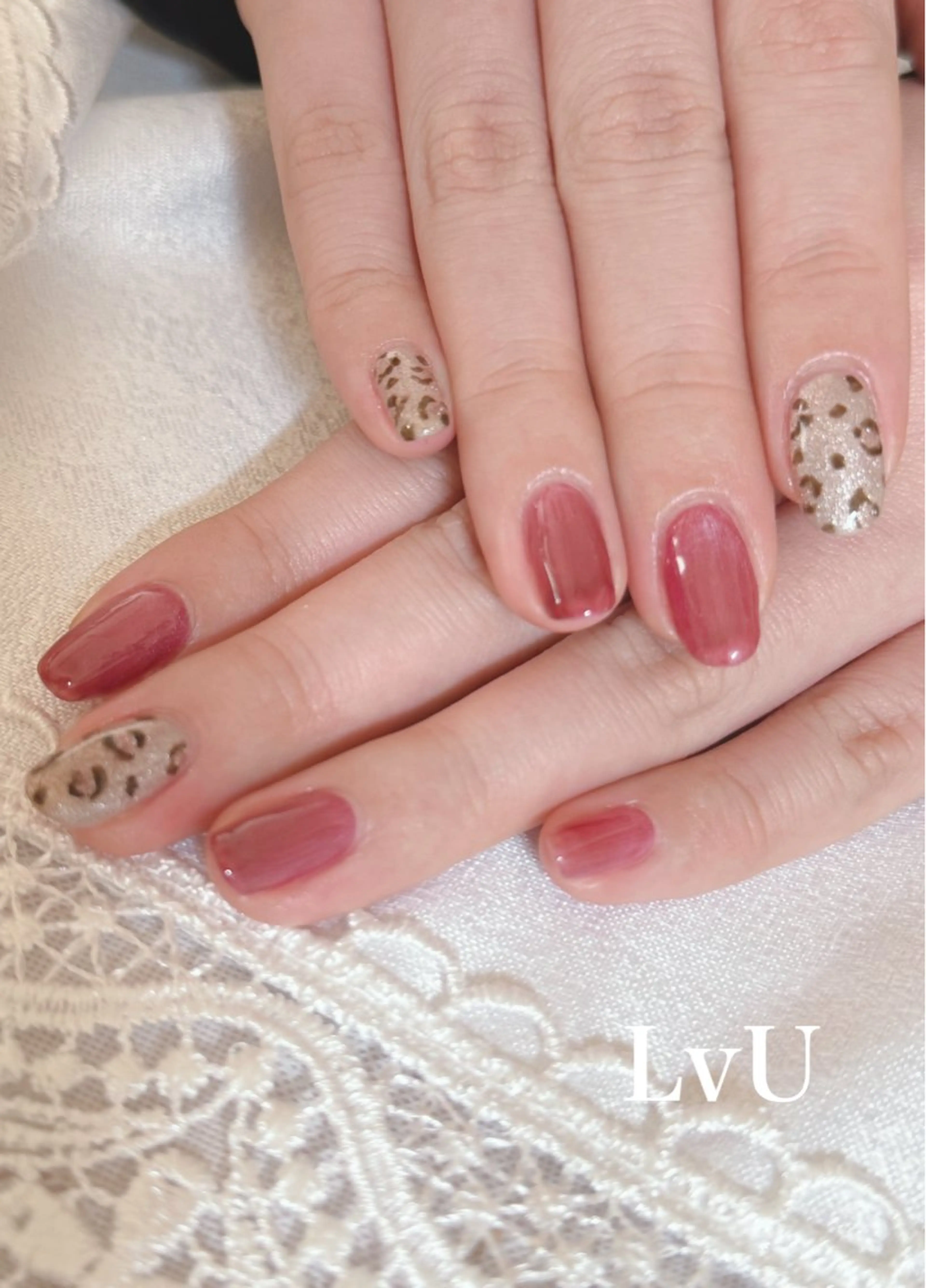 ネイル アニマル柄 LvU(ラブユー) Asayamaのネイルデザイン