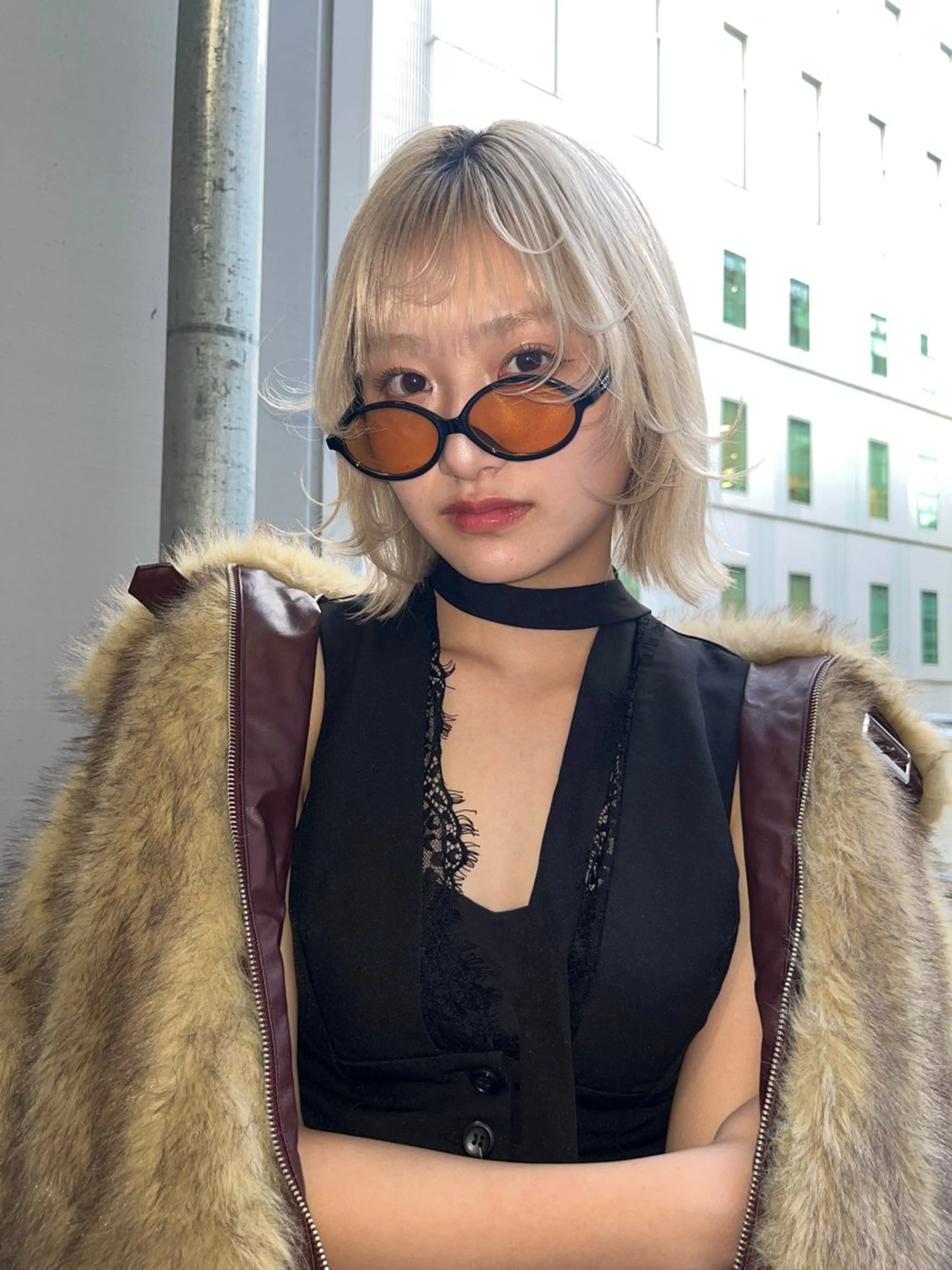 ショート morita yunaのヘアスタイル