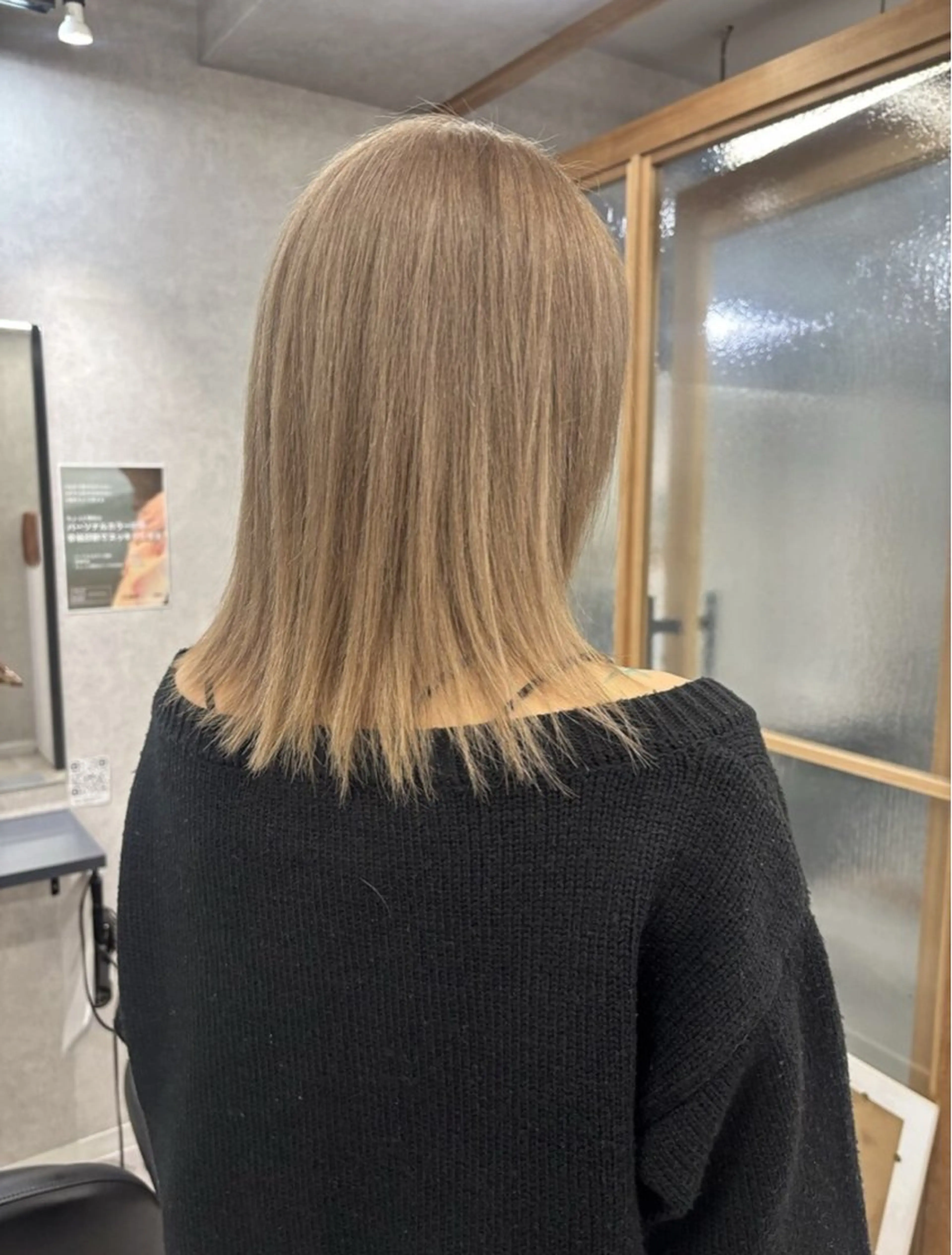 ミディアム カラー ベージュカラー ミルクティーベージュ ヘアカラー ブレンバイドット所属・ニュアンスカラー/ 🫧レミ(坊主)のヘアスタイル