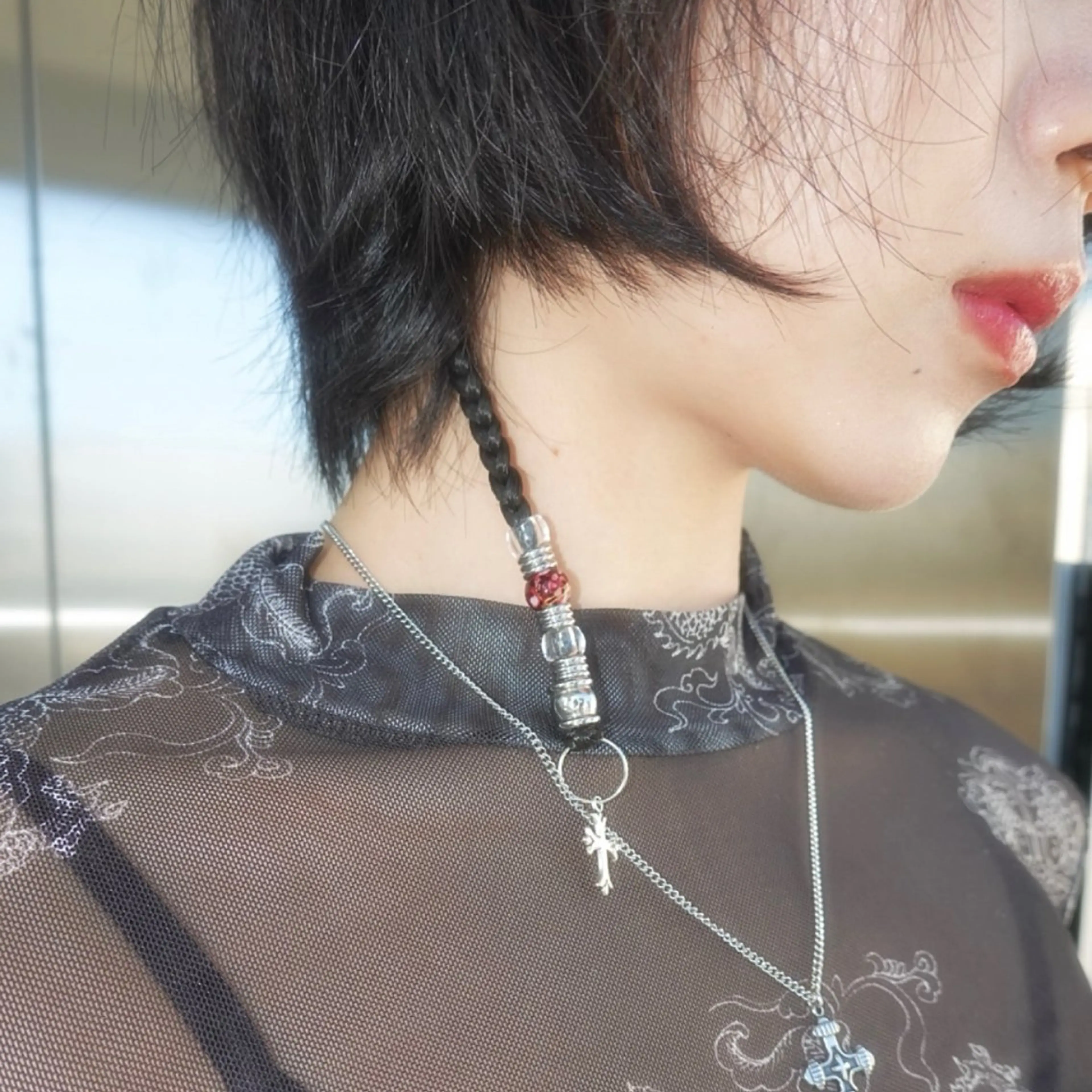 ショート ヘアアレンジ カット ヘアカラー エクステ ヘアセット bloc japon所属・ﾌﾞﾚｲｽﾞ˚✧₊⁎ ﾚｲﾔｰToriのヘアスタイル